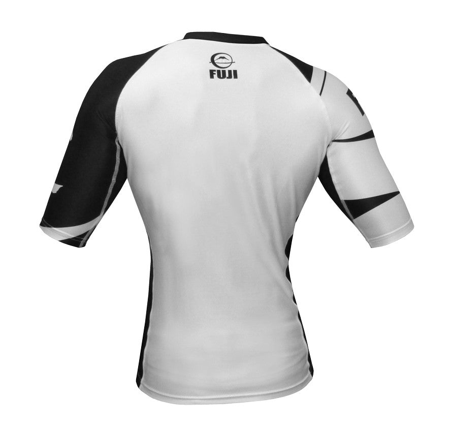 Rashguard Fuji Sports Freestyle IBJJF Ranked Manches Courtes - Blanc
