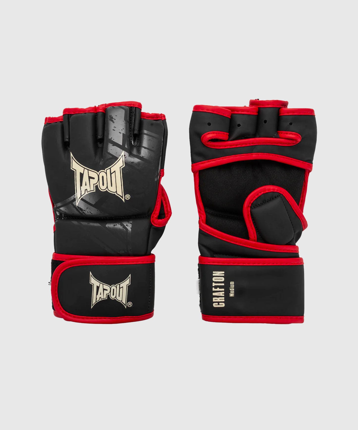 Tapout Crafton MMA-Handschuhe - Schwarz/Rot