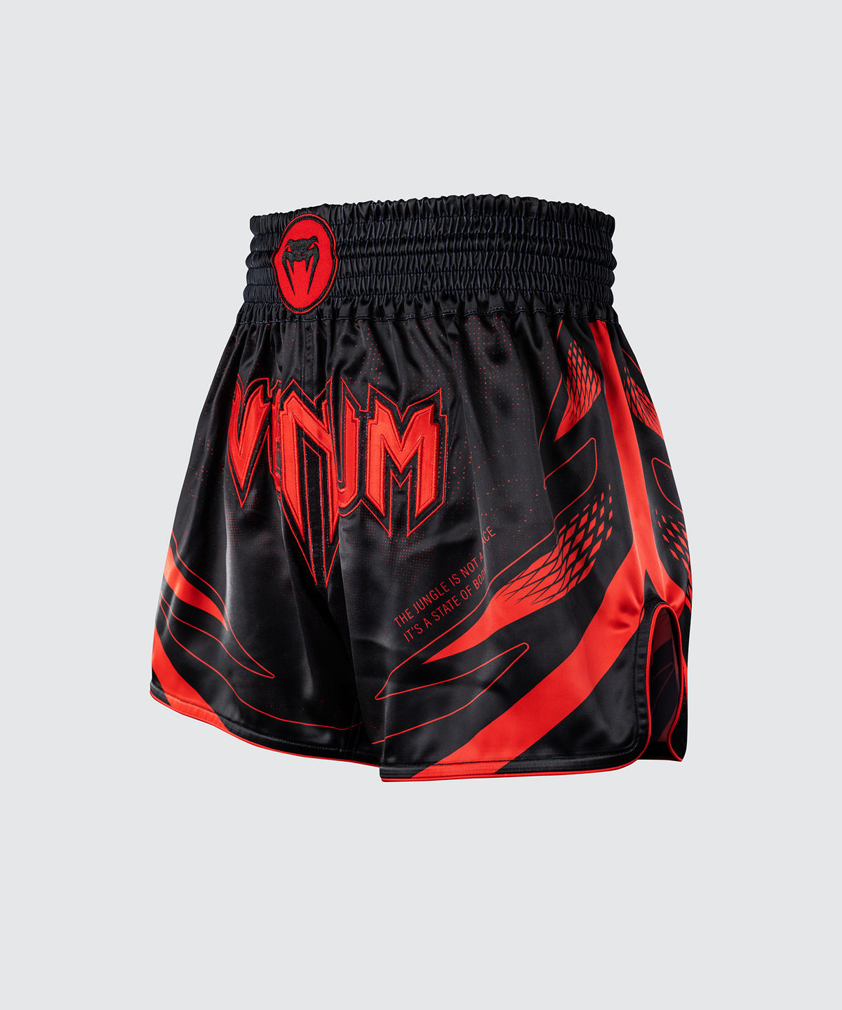 Short de Muay Thaï Venum Amazonia Reborn - Noir/Rouge
