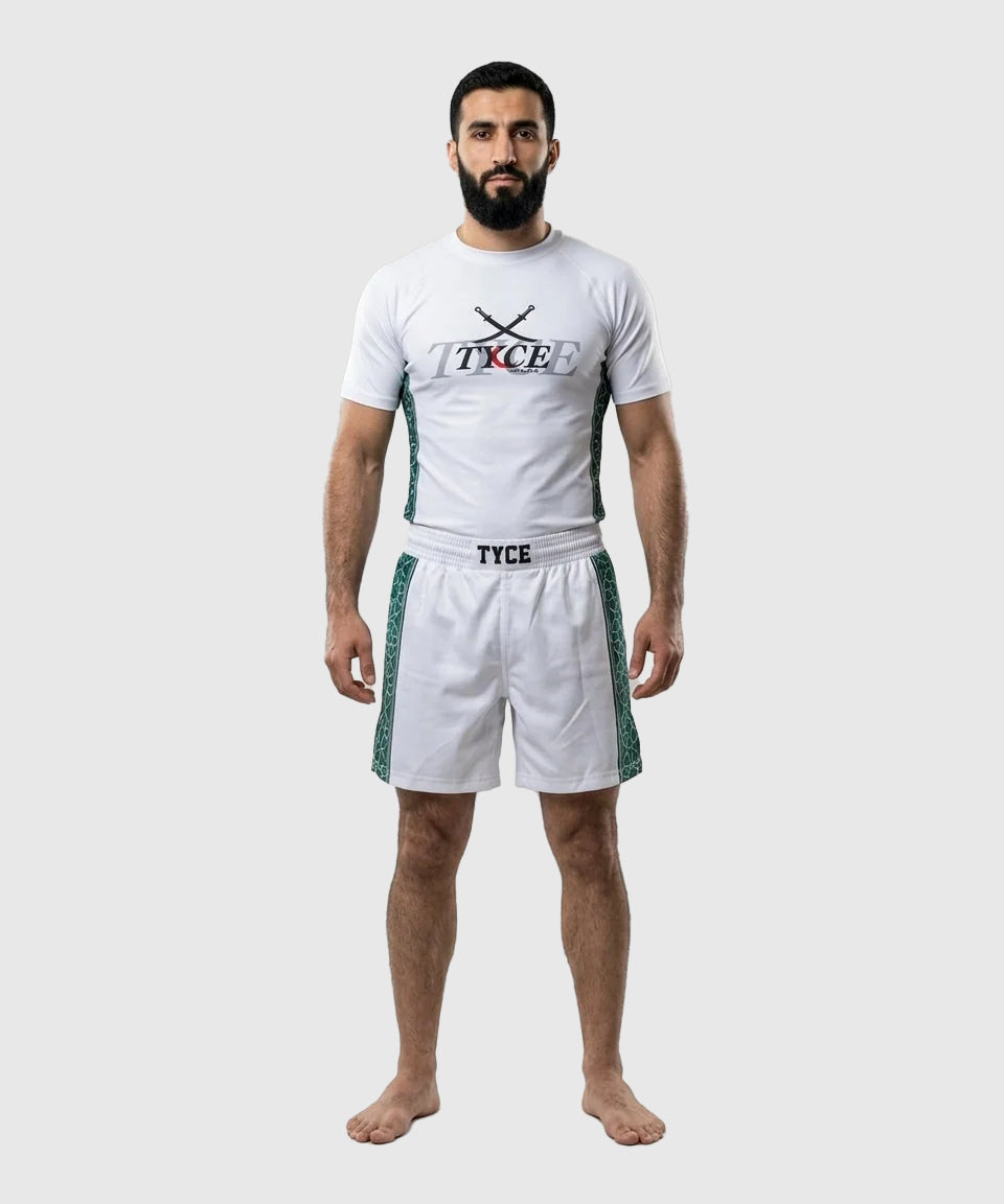 Rashguard TYCE CULTURE OF WAR Salah ad-Dîn (Saladin) - Blanc