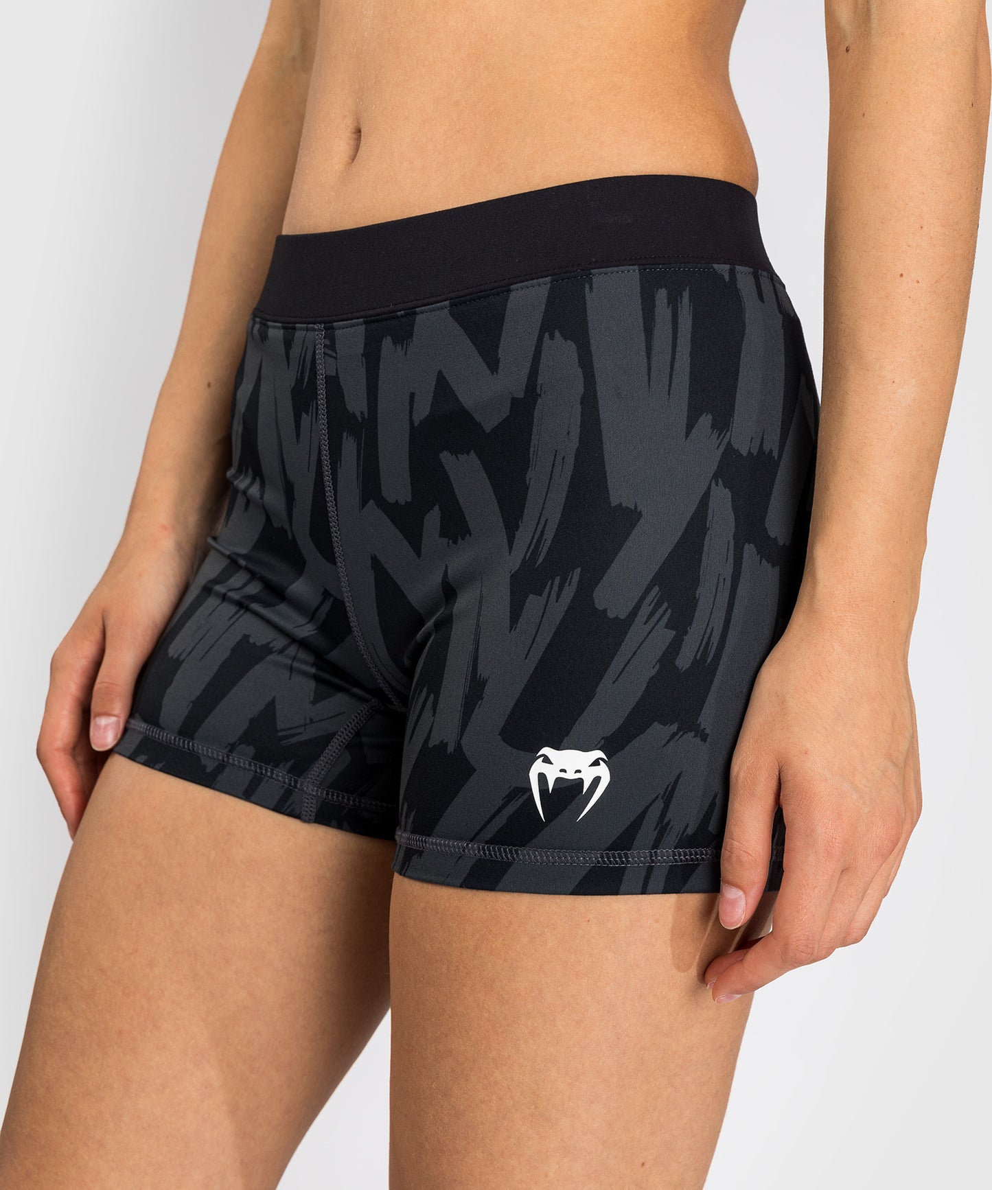 Venum Graffiti Frauen Kompressionsshorts - Urban Kohle