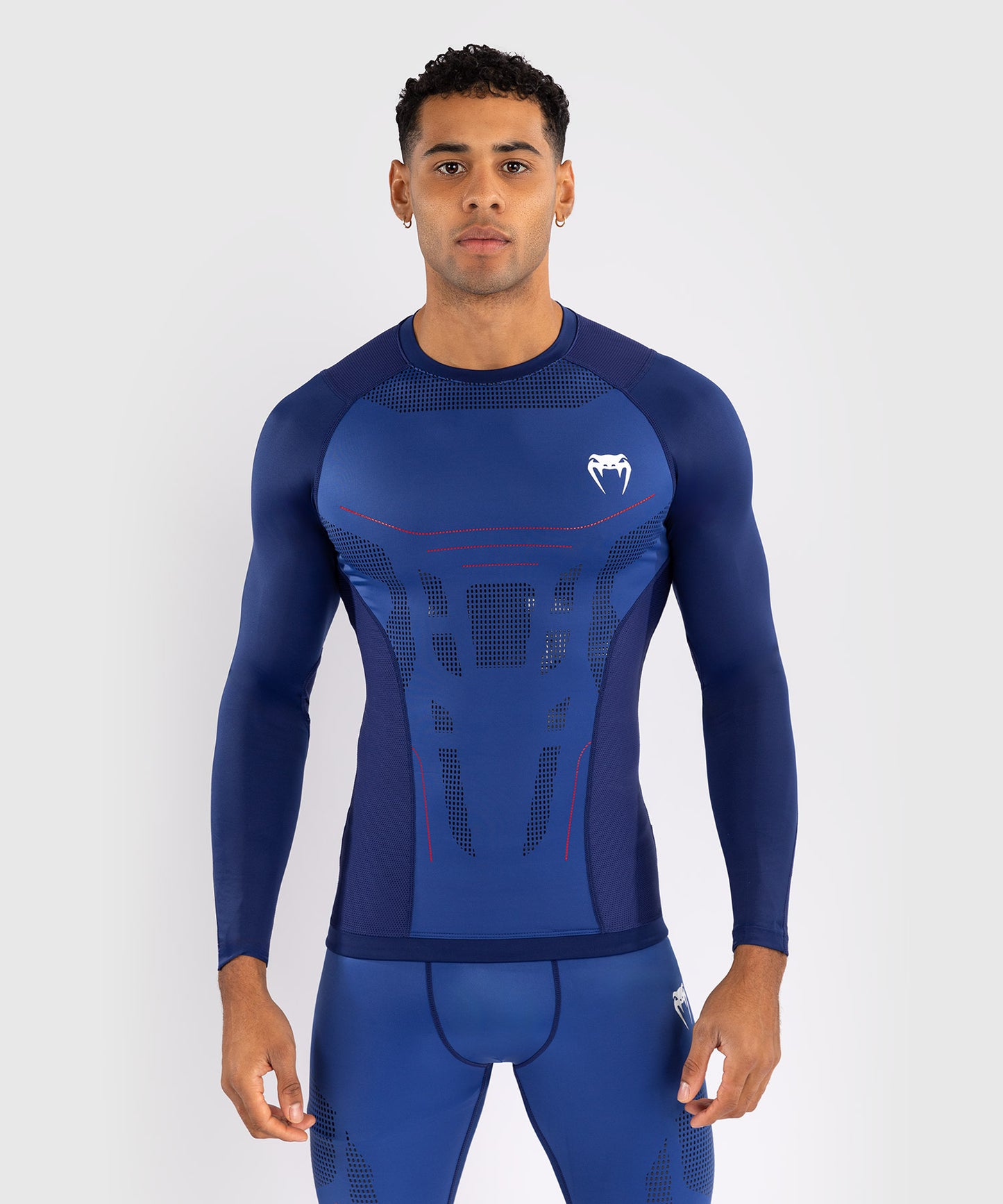 Venum Technical 3.0 Rashguard a Maniche Lunghe - Blu Notte