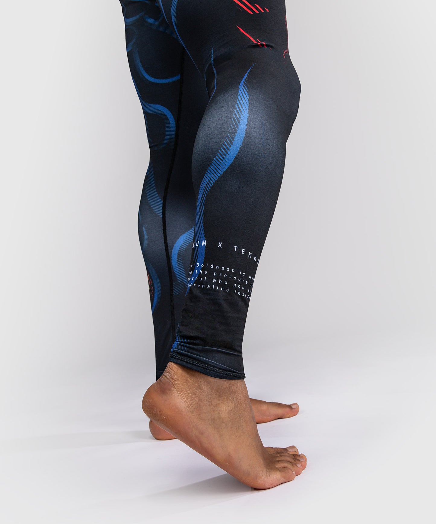 Venum x TEKKEN 8 Spats - Yoshimitsu - Schwarz/Orange