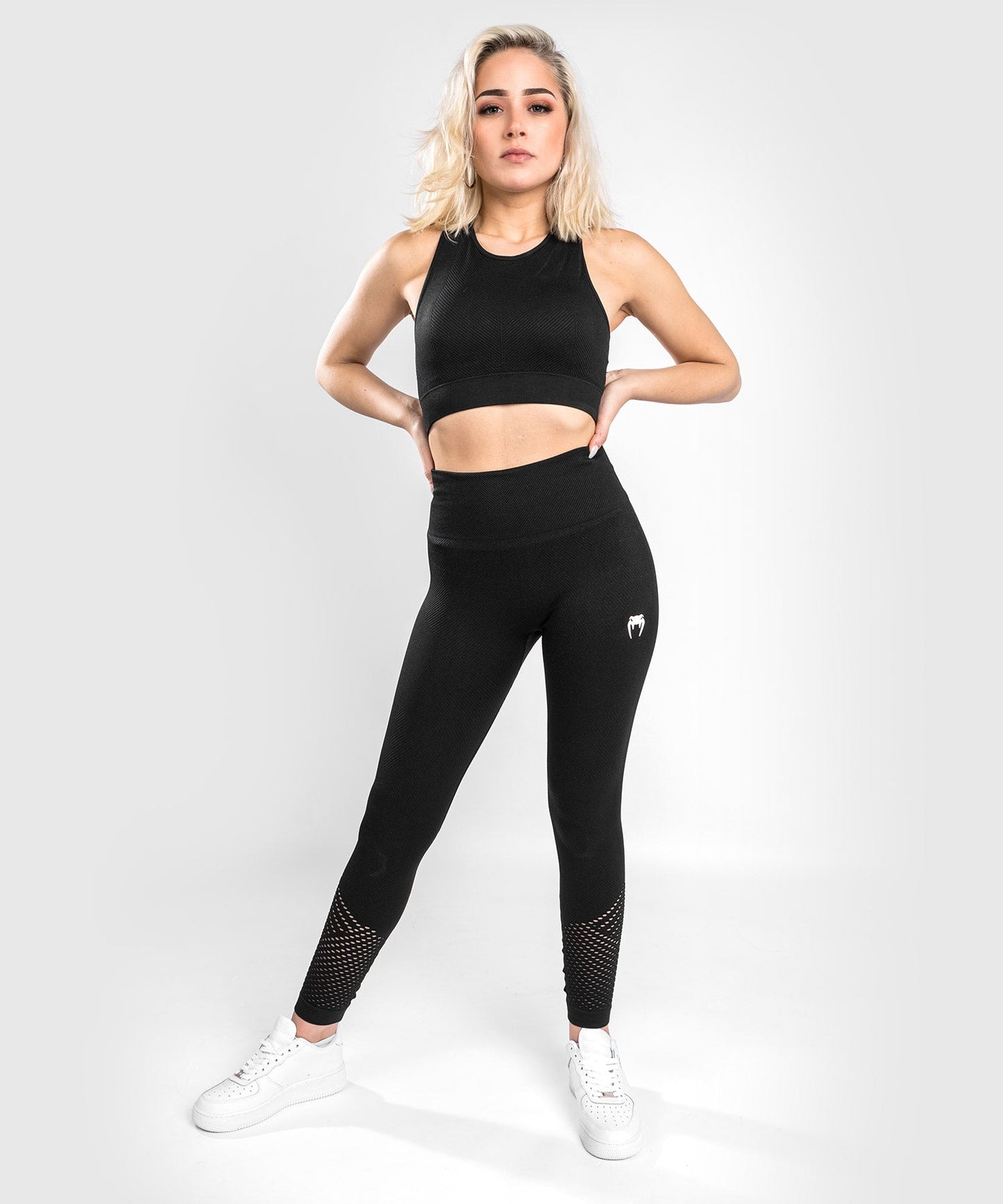 Venum Sparring Seamless Leggings ⅞ - Schwarz