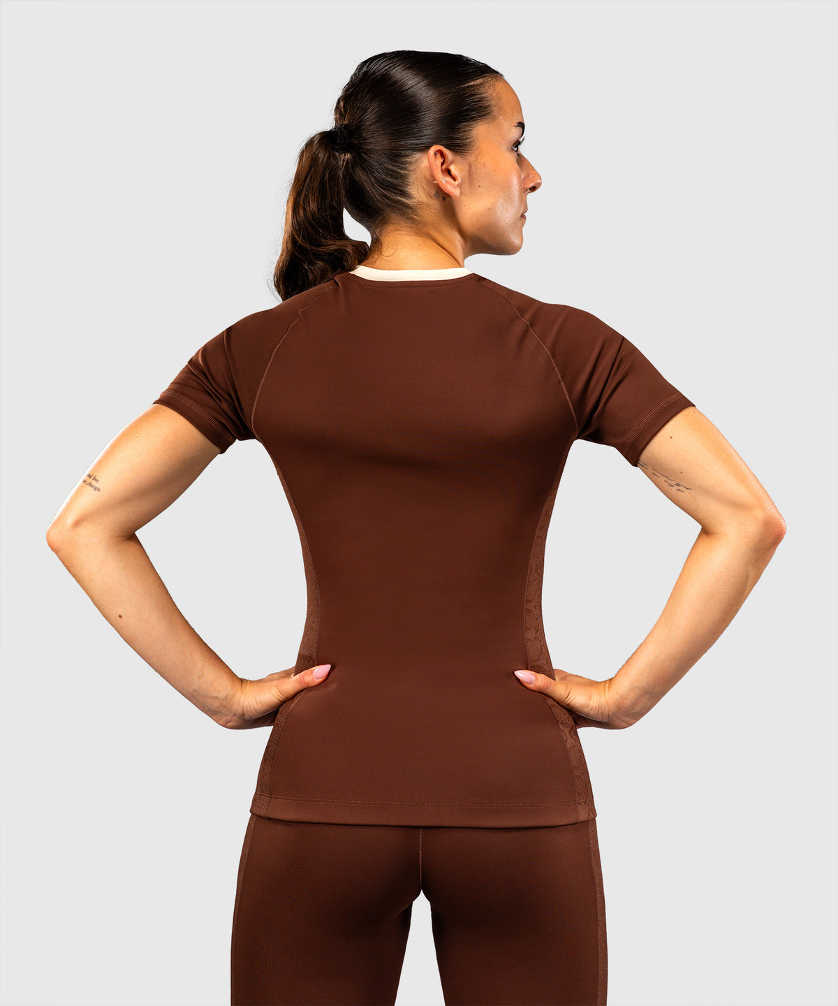 Venum Viper Women's Short Sleeve Rashguard - Brown