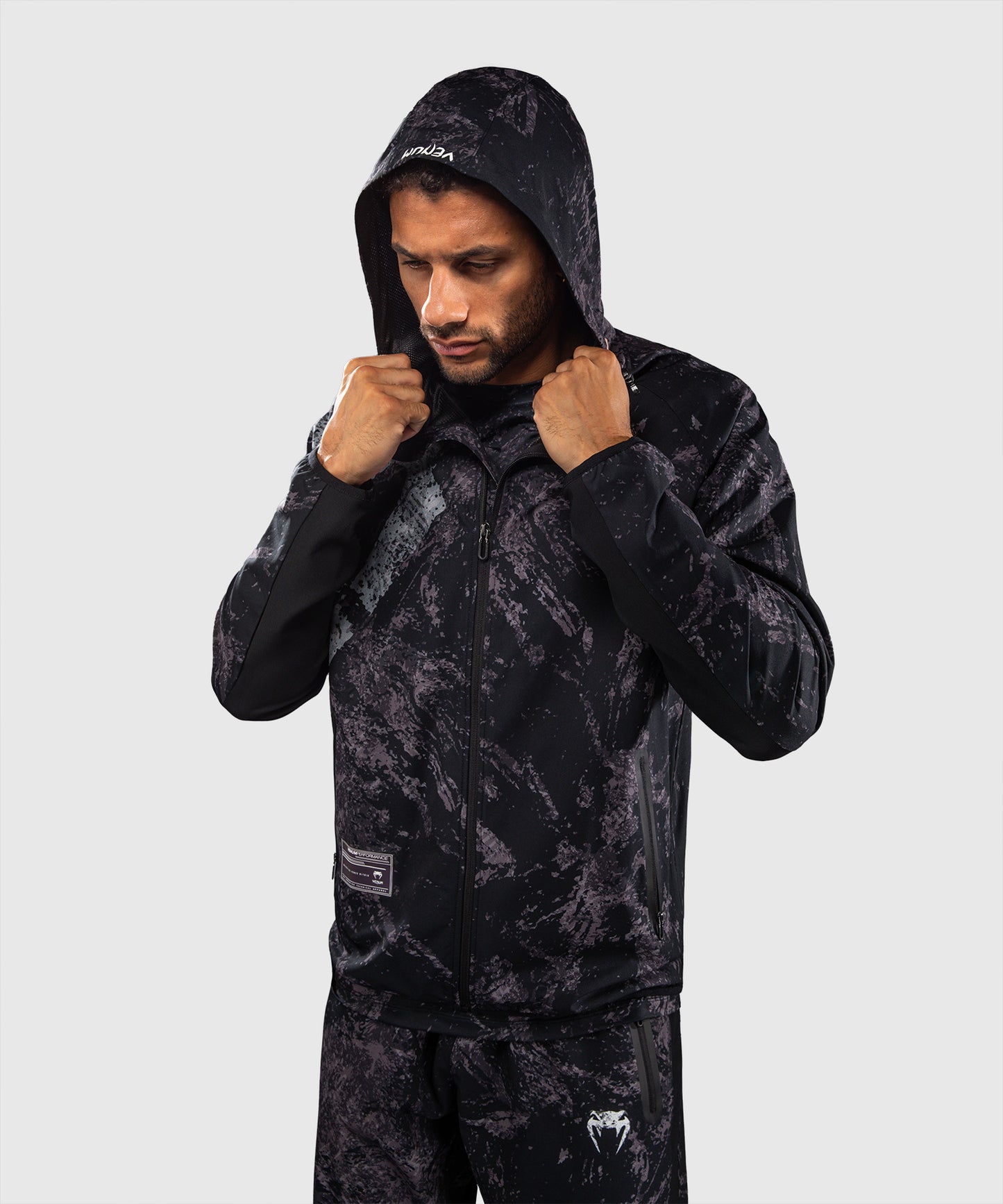 Venum Rage & Workout Track Jacket - Black/Grey