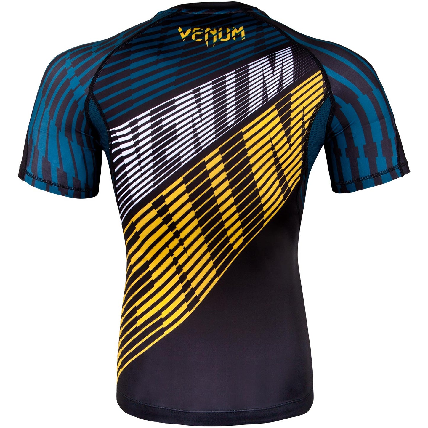 Venum Plasma Rashguard - Kurzarm - Schwarz/Gelb