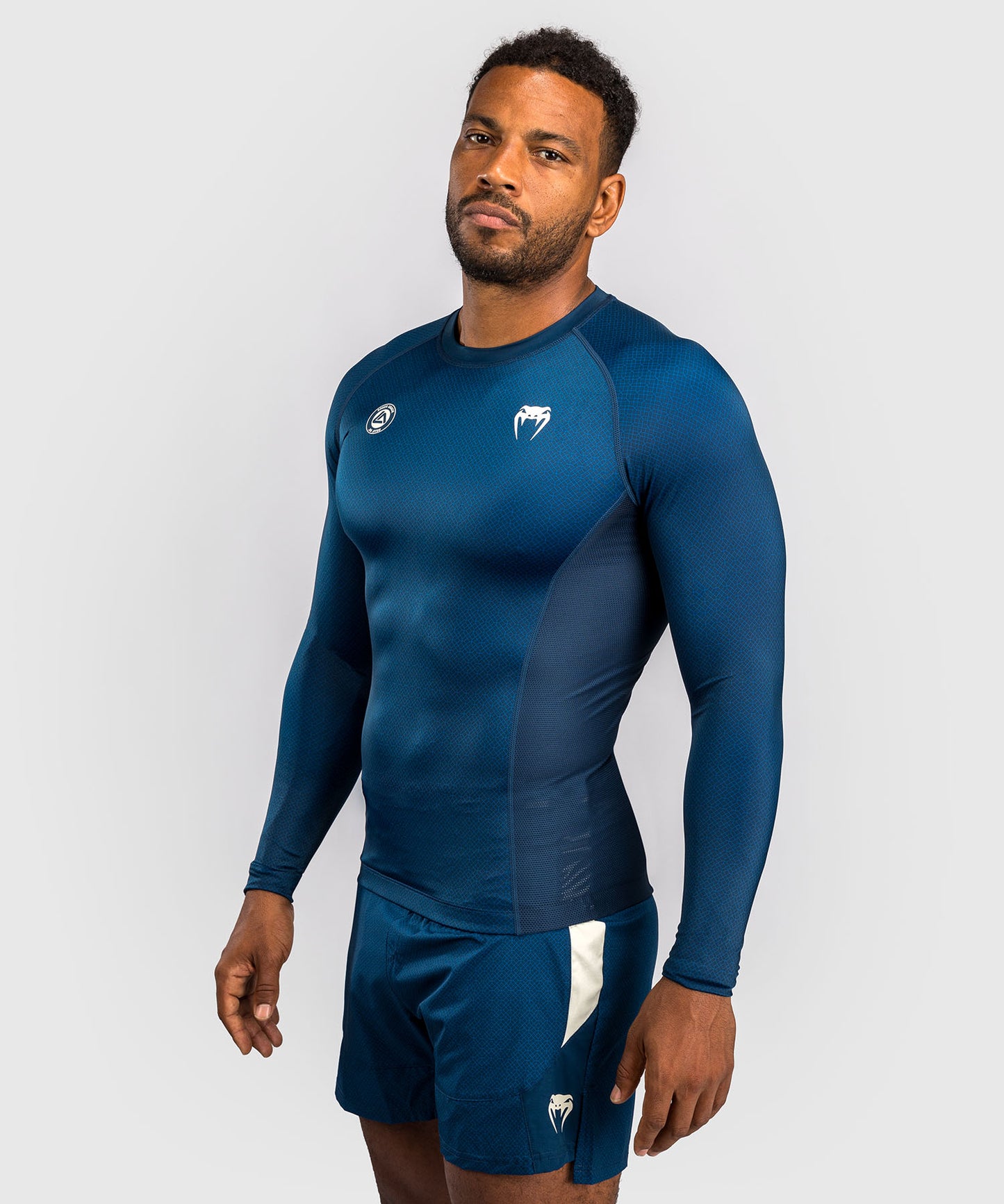 Rashguard à Manches Longues Venum x Roger Gracie Academy - Bleu