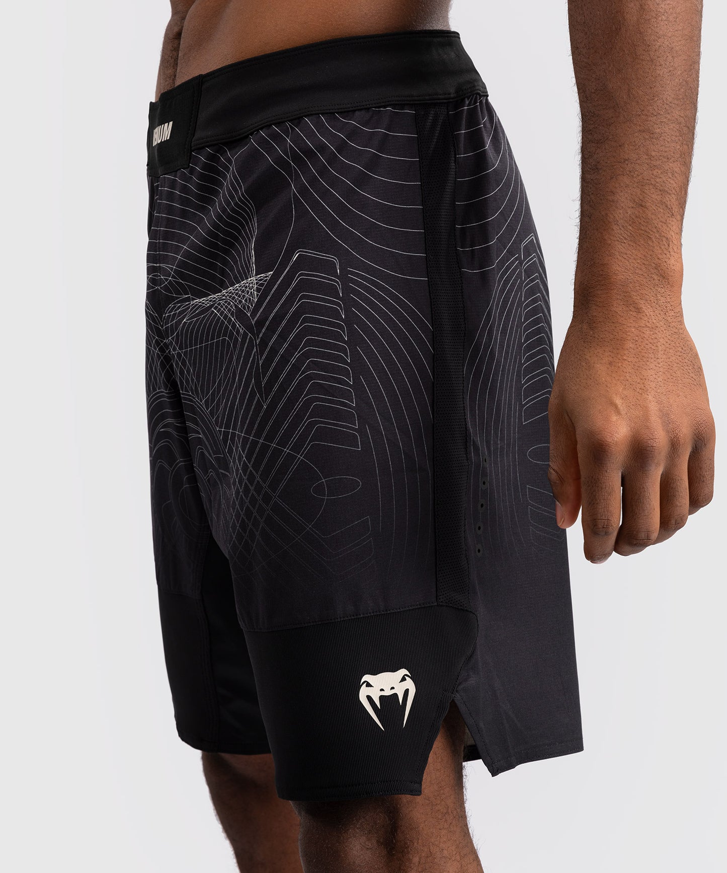 Venum G-Fit Air Pantalones de Lucha para Hombre - Negro Profundo/Arena del desierto