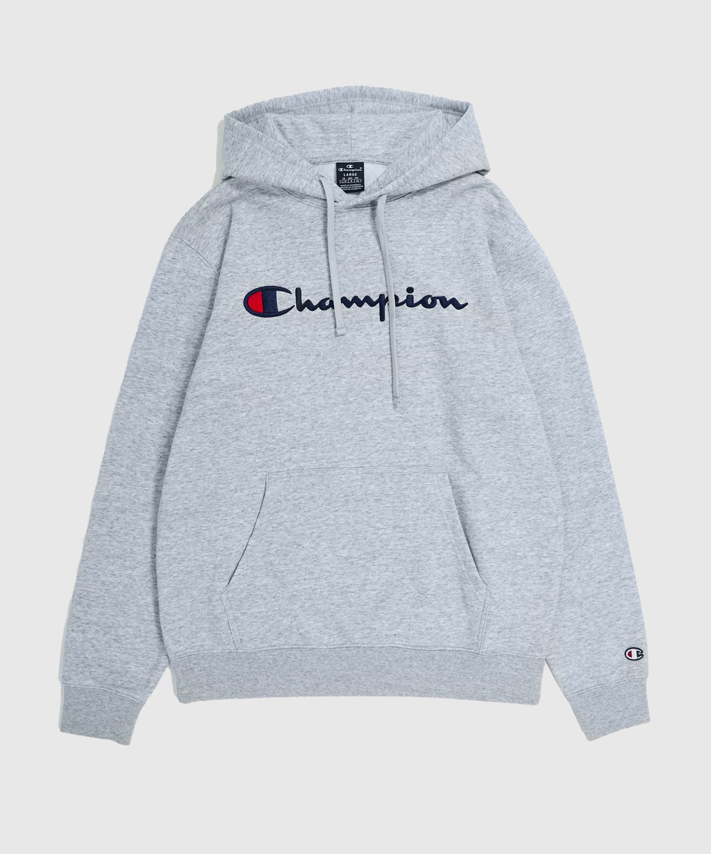 Champion Sweatshirt mit Kapuze Herren – Hellgrau Meliert
