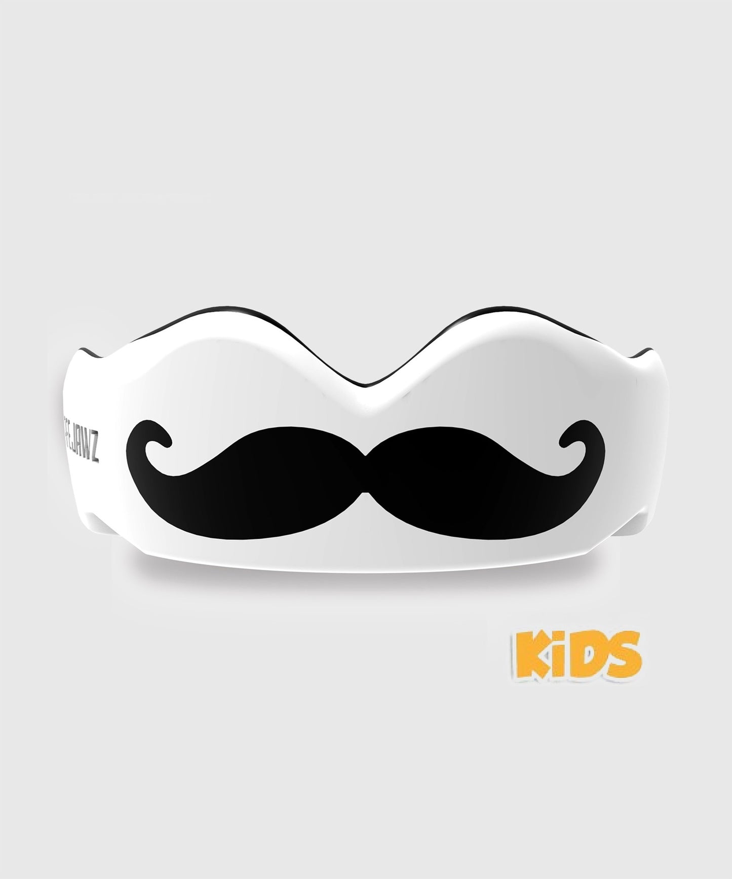 Safejawz Moustache Zahnschutz – Junior – Weiß/Schwarz