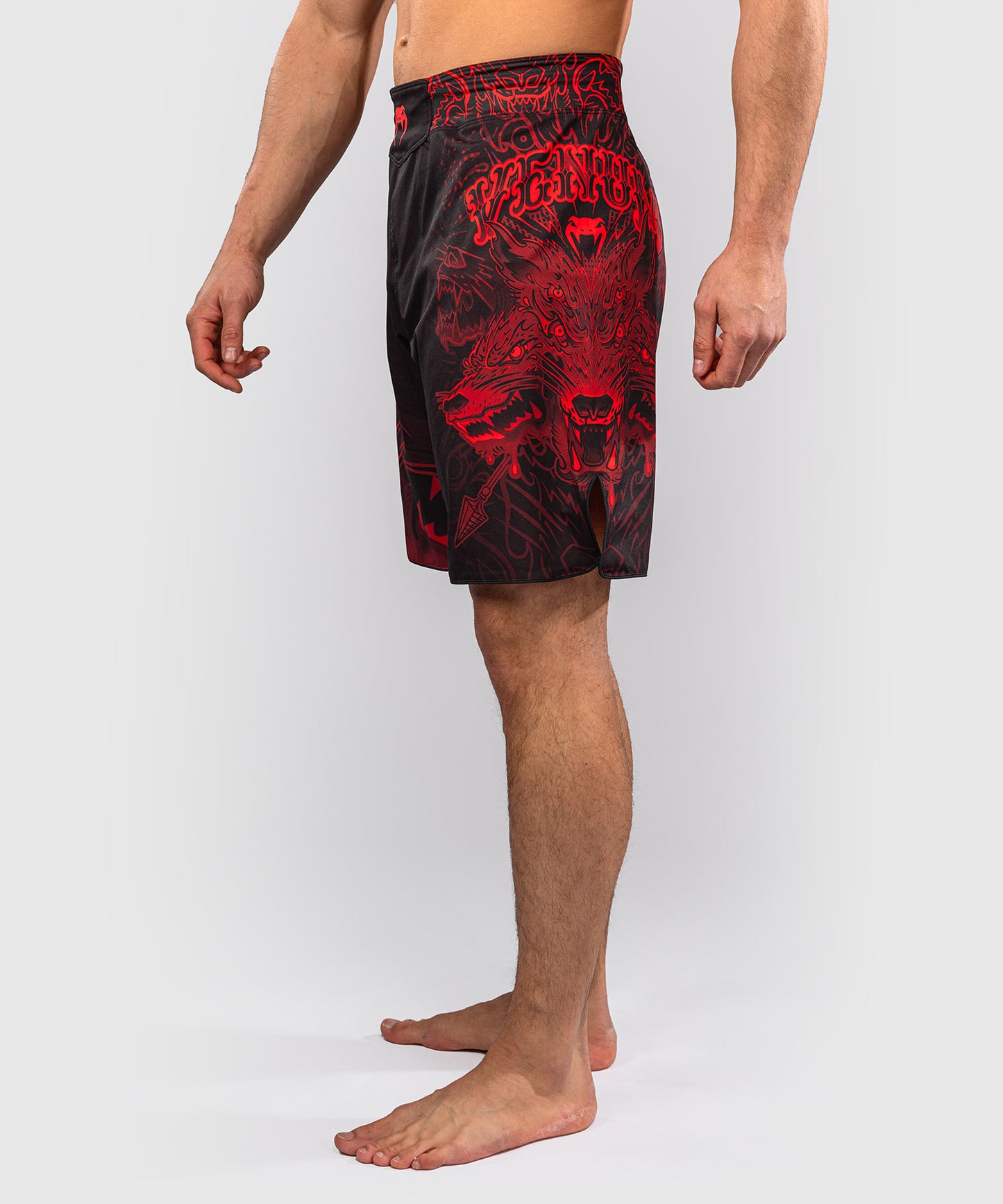 Venum Wolf Atak Pantaloncini da Combattimento – Nero/Rosso