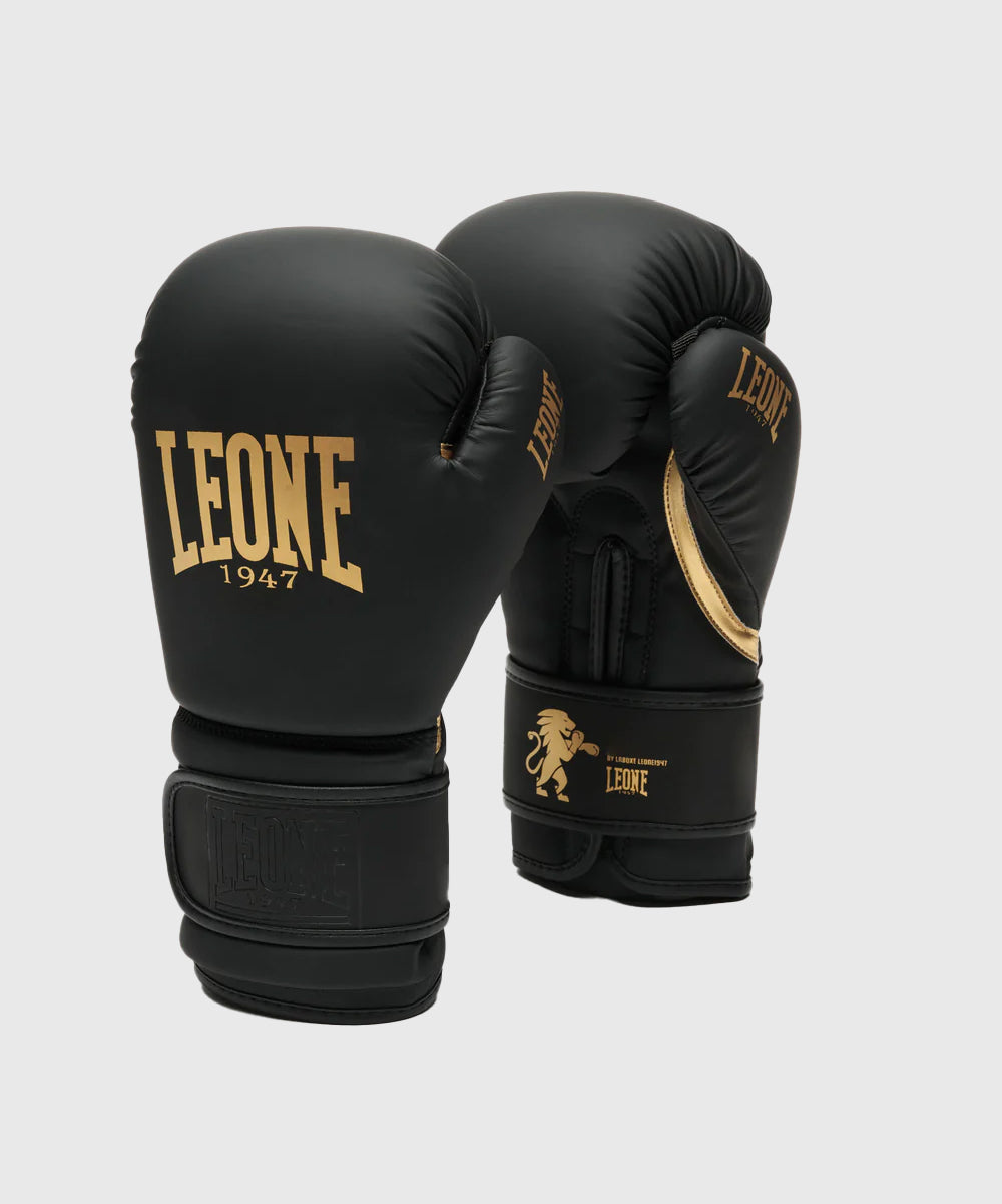 Leone Idol Boxhandschuhe - Schwarz/Gold