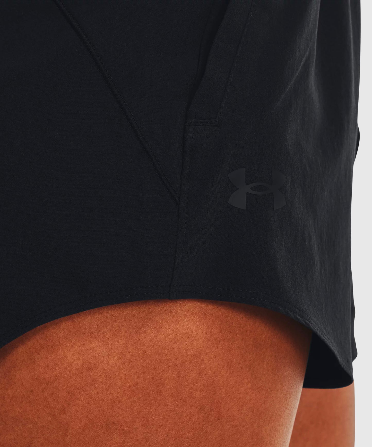 Under Armour Ua Flex Woven Shorts 3" para Mujer – Negro