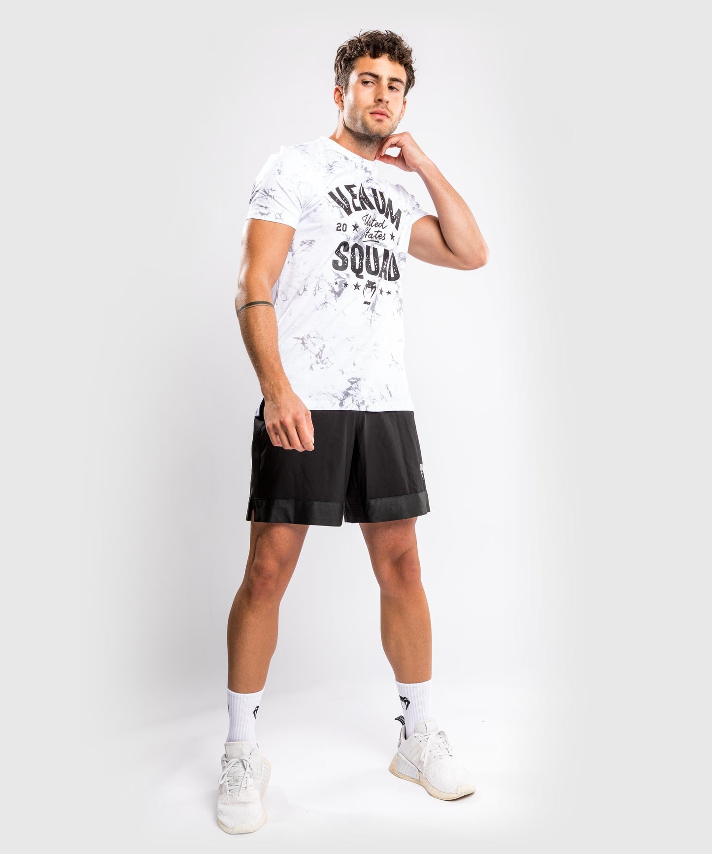 Venum Squad T-Shirt - Weiß/Grau
