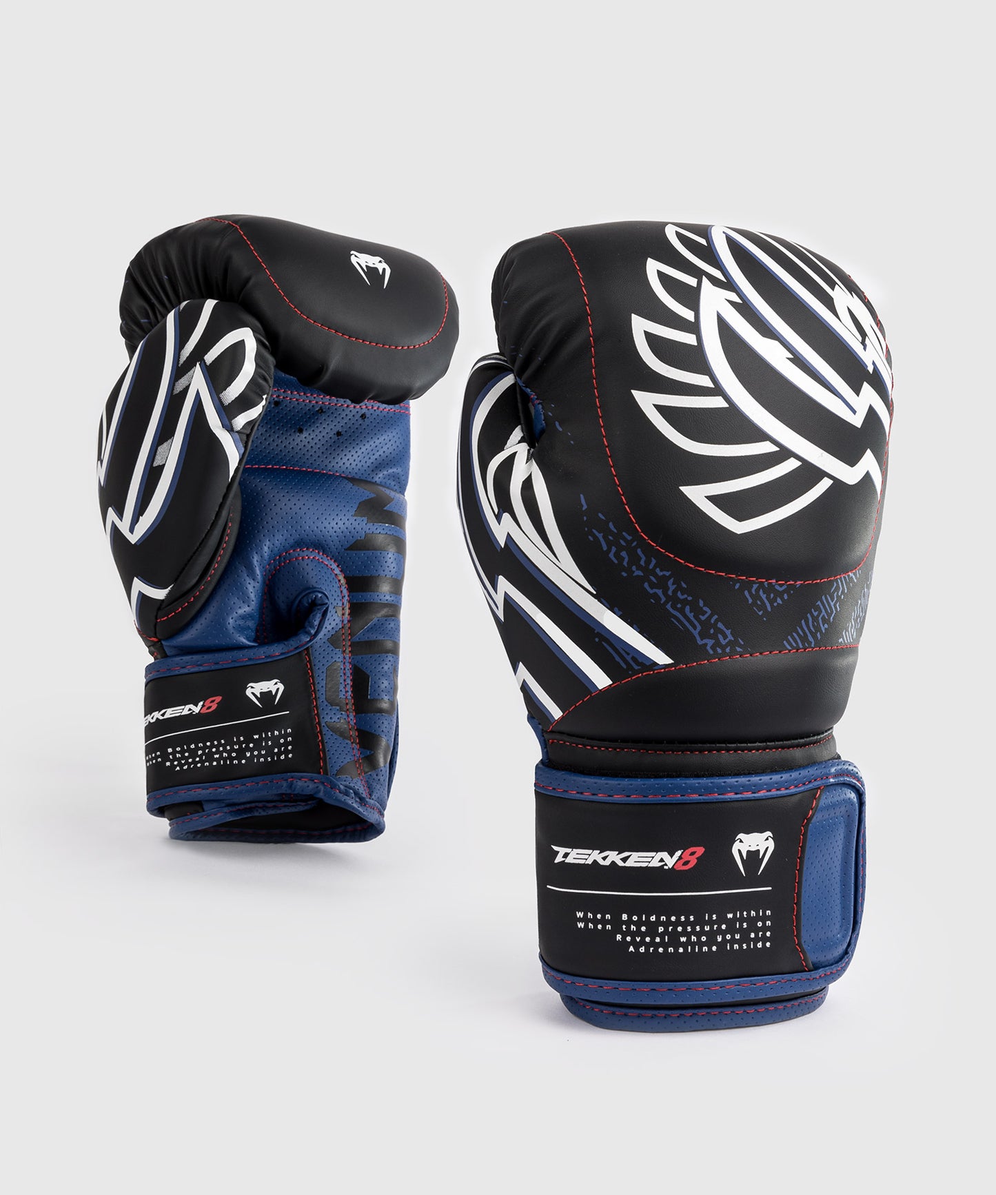Venum x TEKKEN 8 - Jin Kazama Guanti da Boxe - Blu/Nero/Bianco