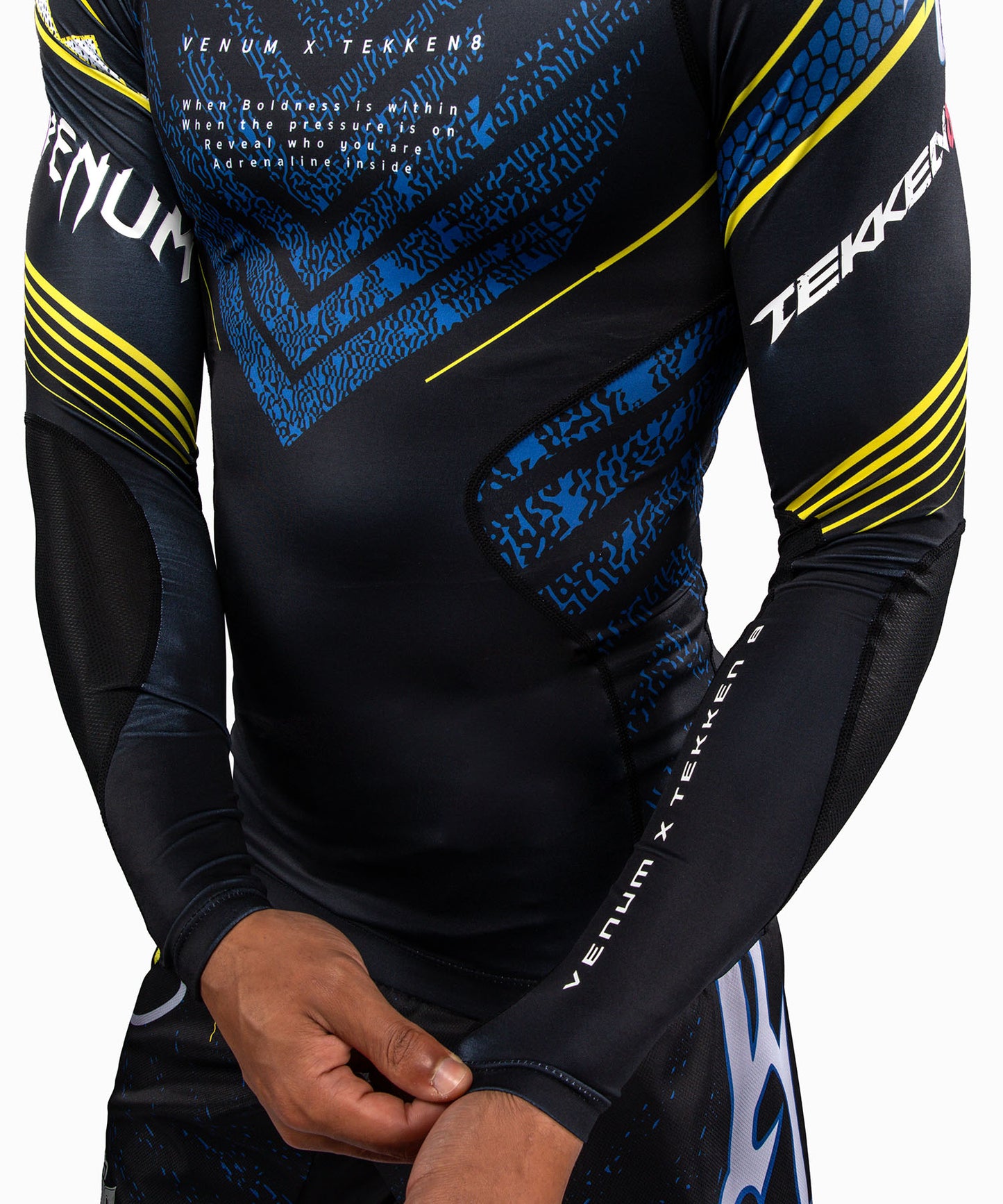 Rashguard à Manches Longues King Venum x TEKKEN 8 - Noir/Jaune