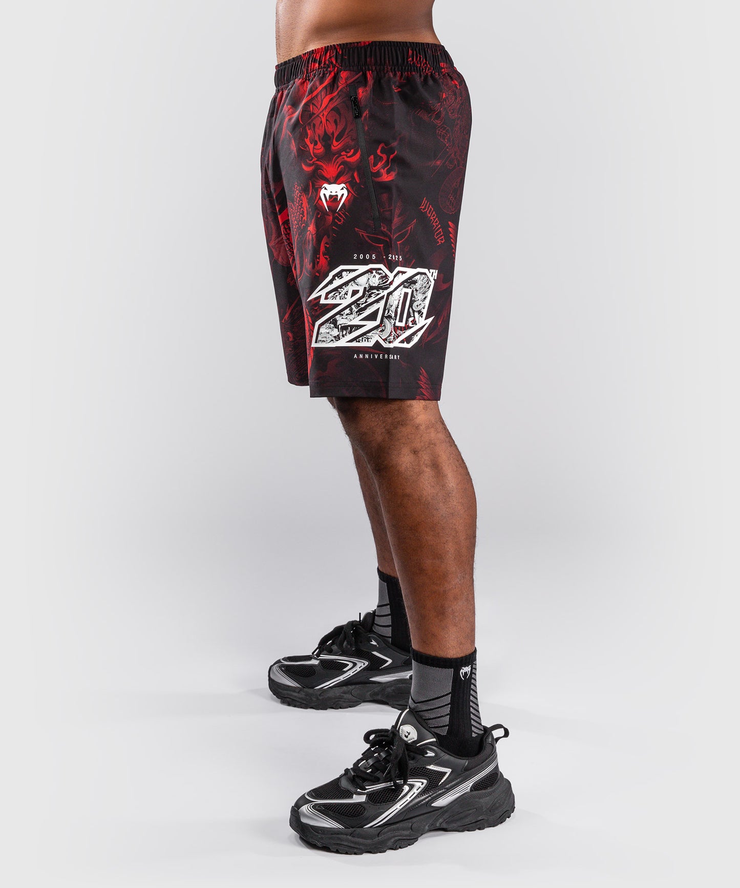 Venum 20th Anniversary Pantaloncini da Allenamento - Nero/Rosso