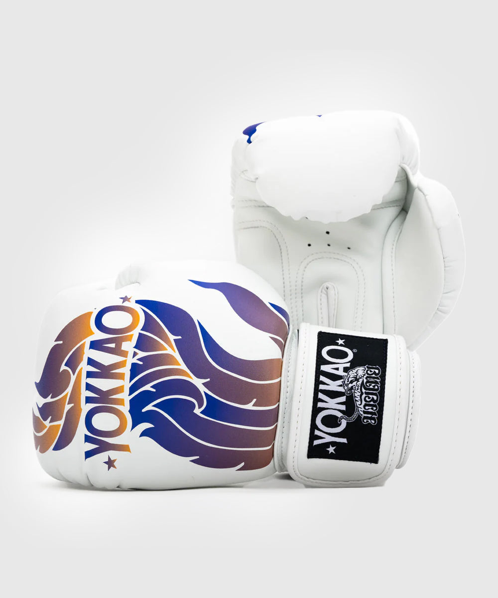 Gants de Boxe Yokkao The Flame - Blanc