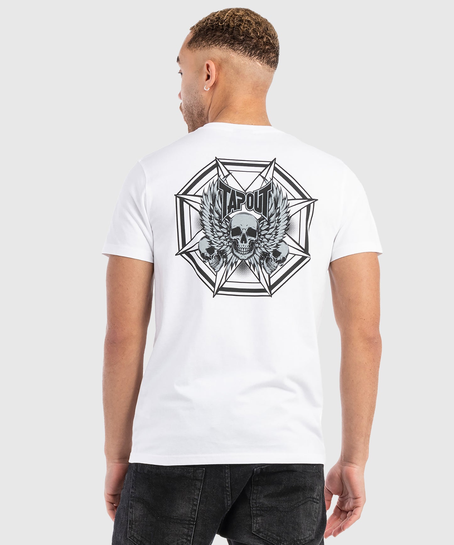 Tapout Octogon T-Shirt - Weiß/Schwarz