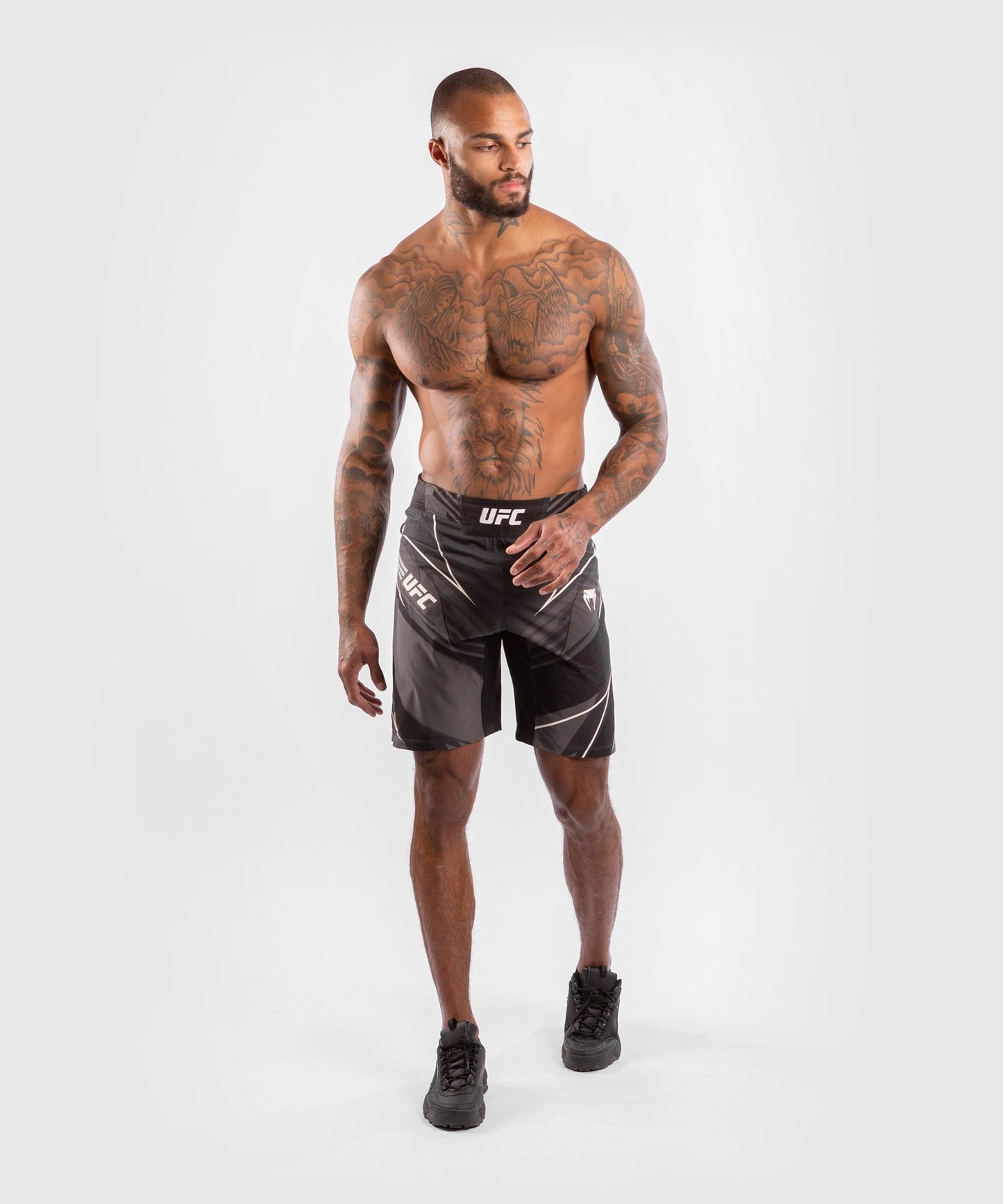 Men's UFC Fightshort Venum Authentic Fight Night - Long Cut - Black