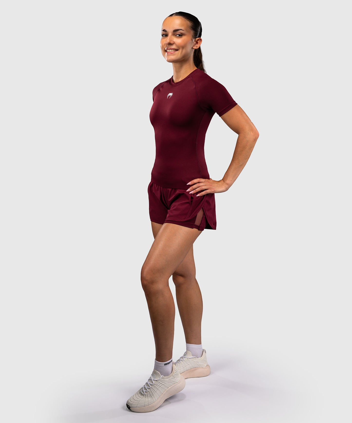 Rashguard à Manches Courtes Venum Aero XT - Prune