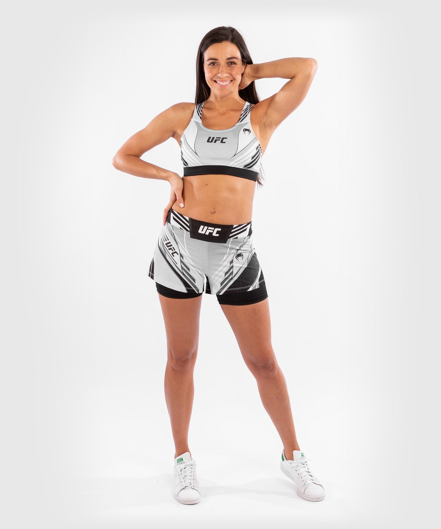UFC Venum Authentic Fight Night Damen Sport-BH - Weiß