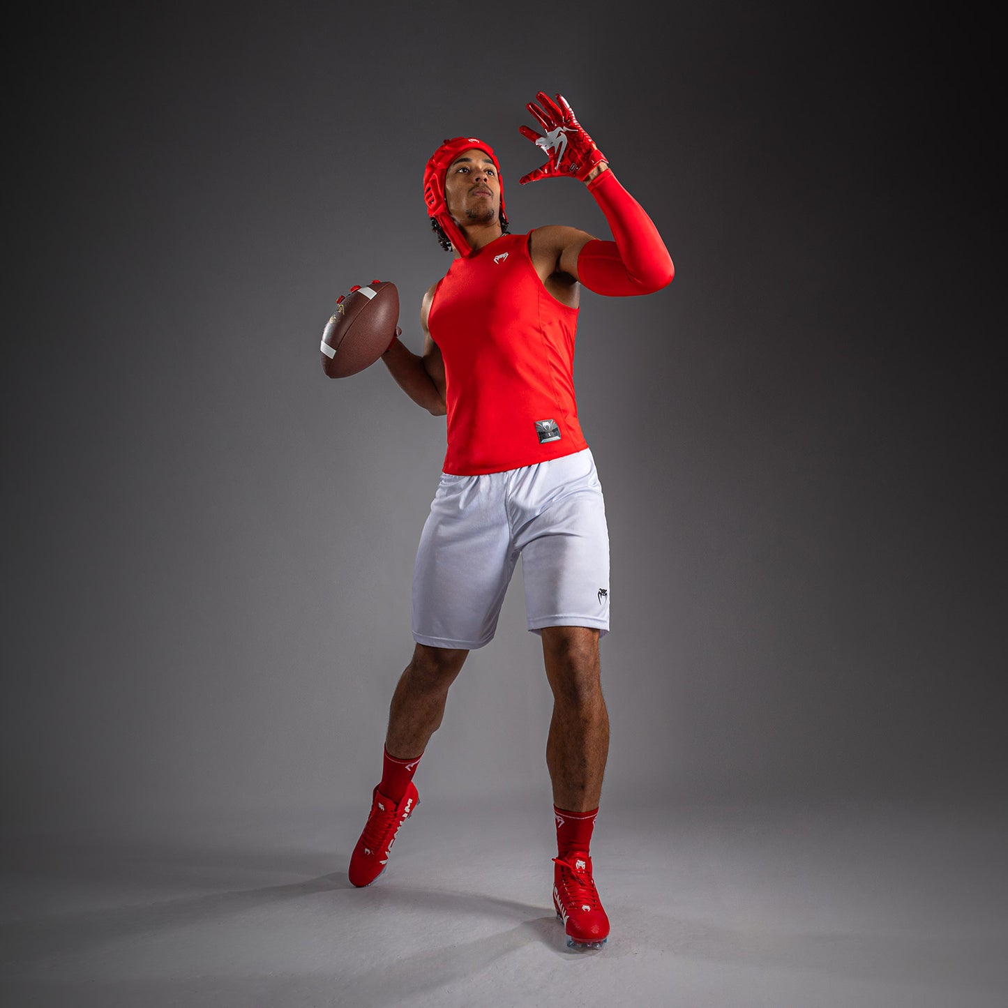 Venum Elite Football Maglietta a Compressione Senza Maniche - Rosso