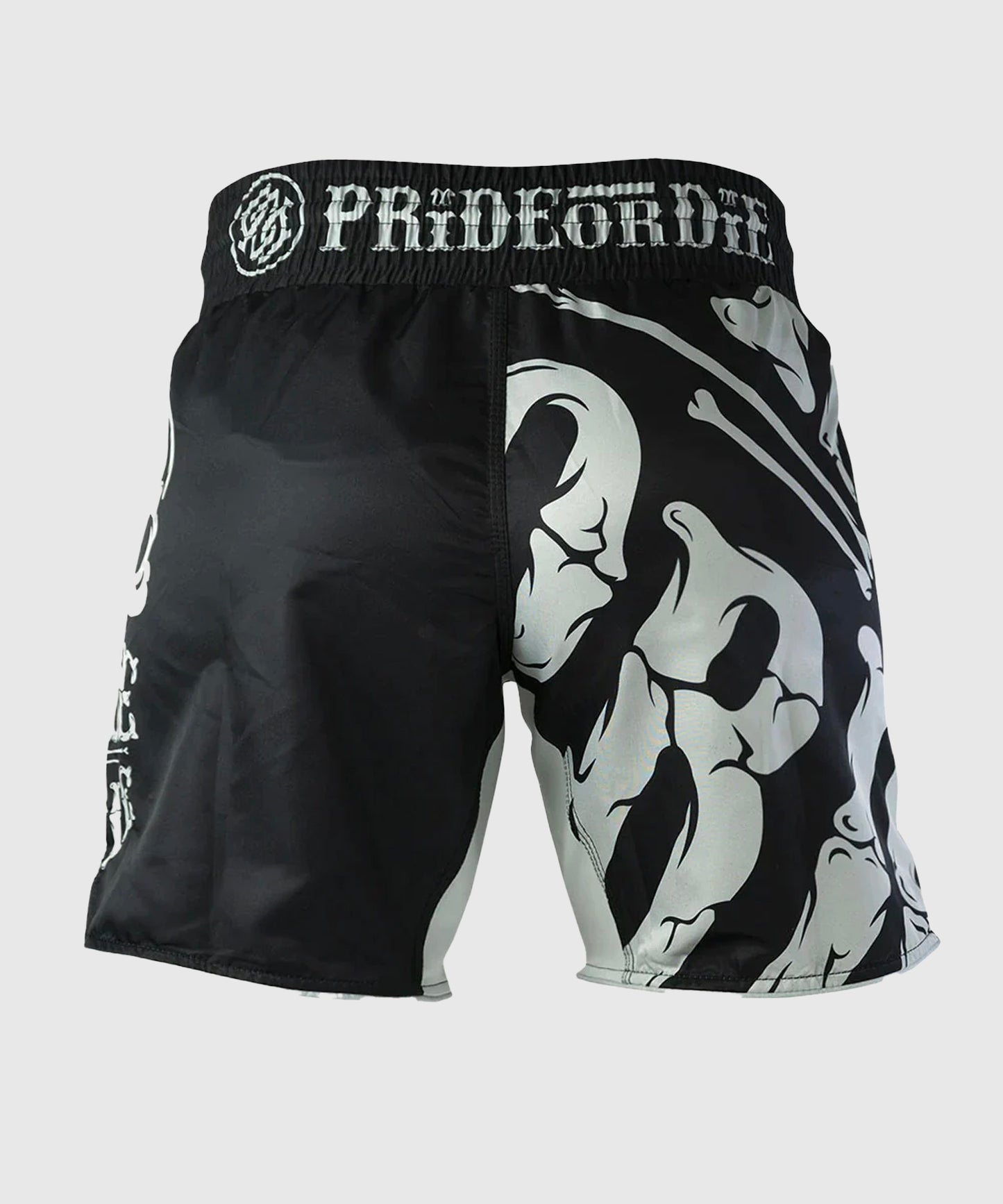 Pride Or Die Reckless Bones Fightshorts - Negro