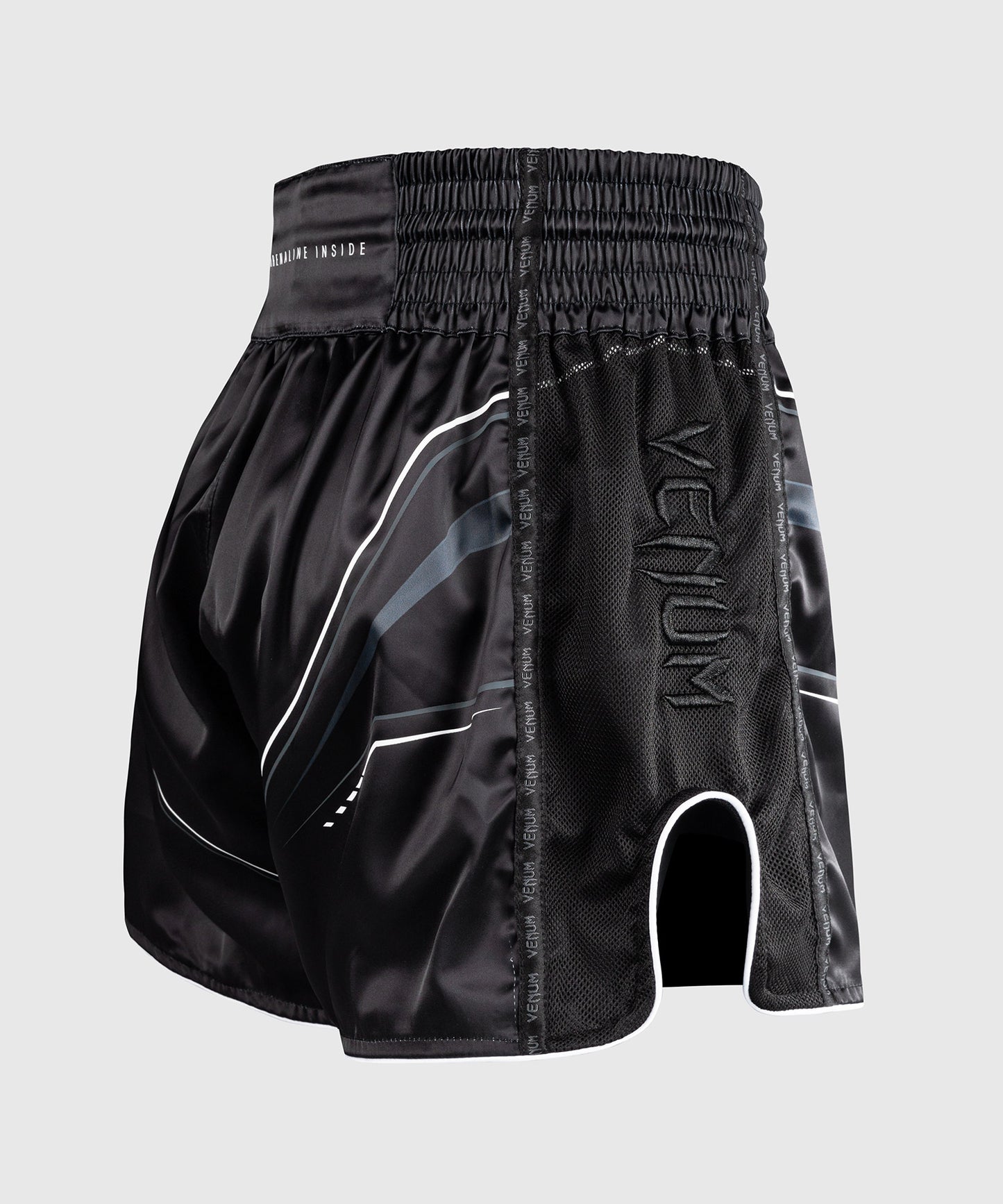Venum Streamline Pantaloncini Muay Thaï – Nero/Bianco