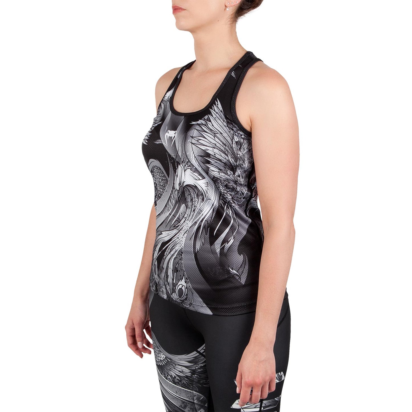 Venum Phoenix Tank Top - Black/White - For Women