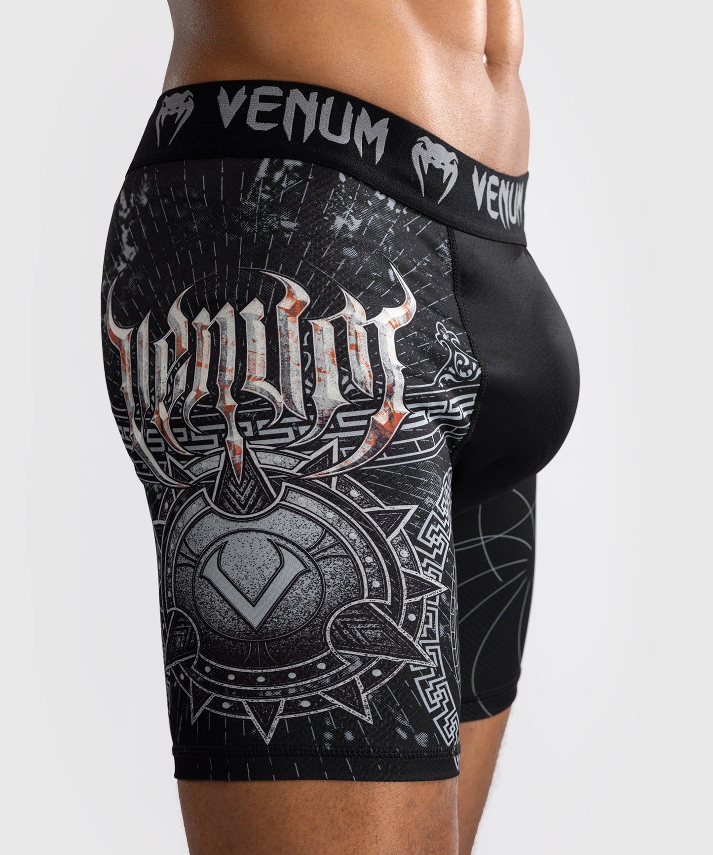 Venum Gladiator 5.0 Herren Vale Tudo Shorts - Schwarz/Silber