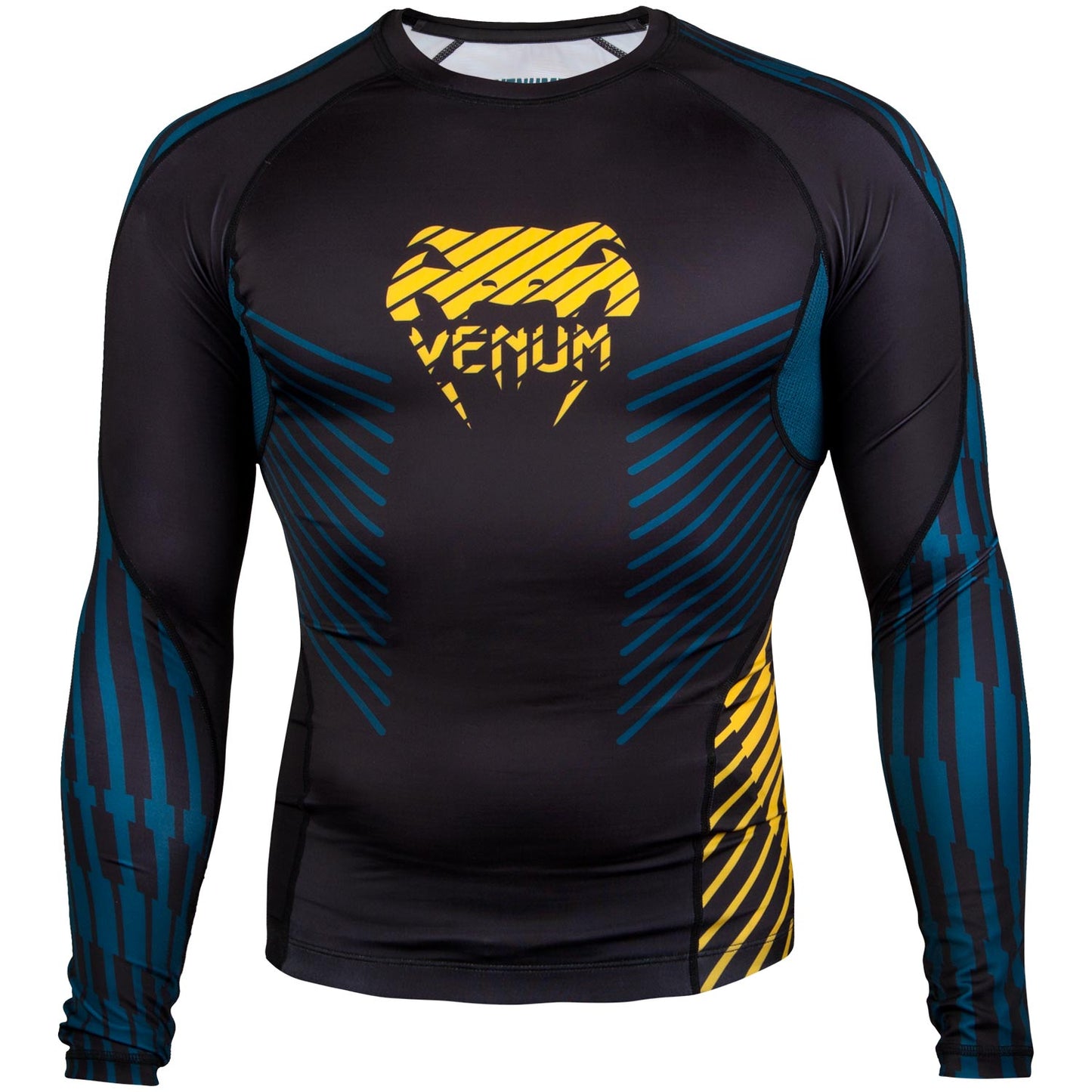 Venum Plasma Rashguard - Langarm - Schwarz/Gelb