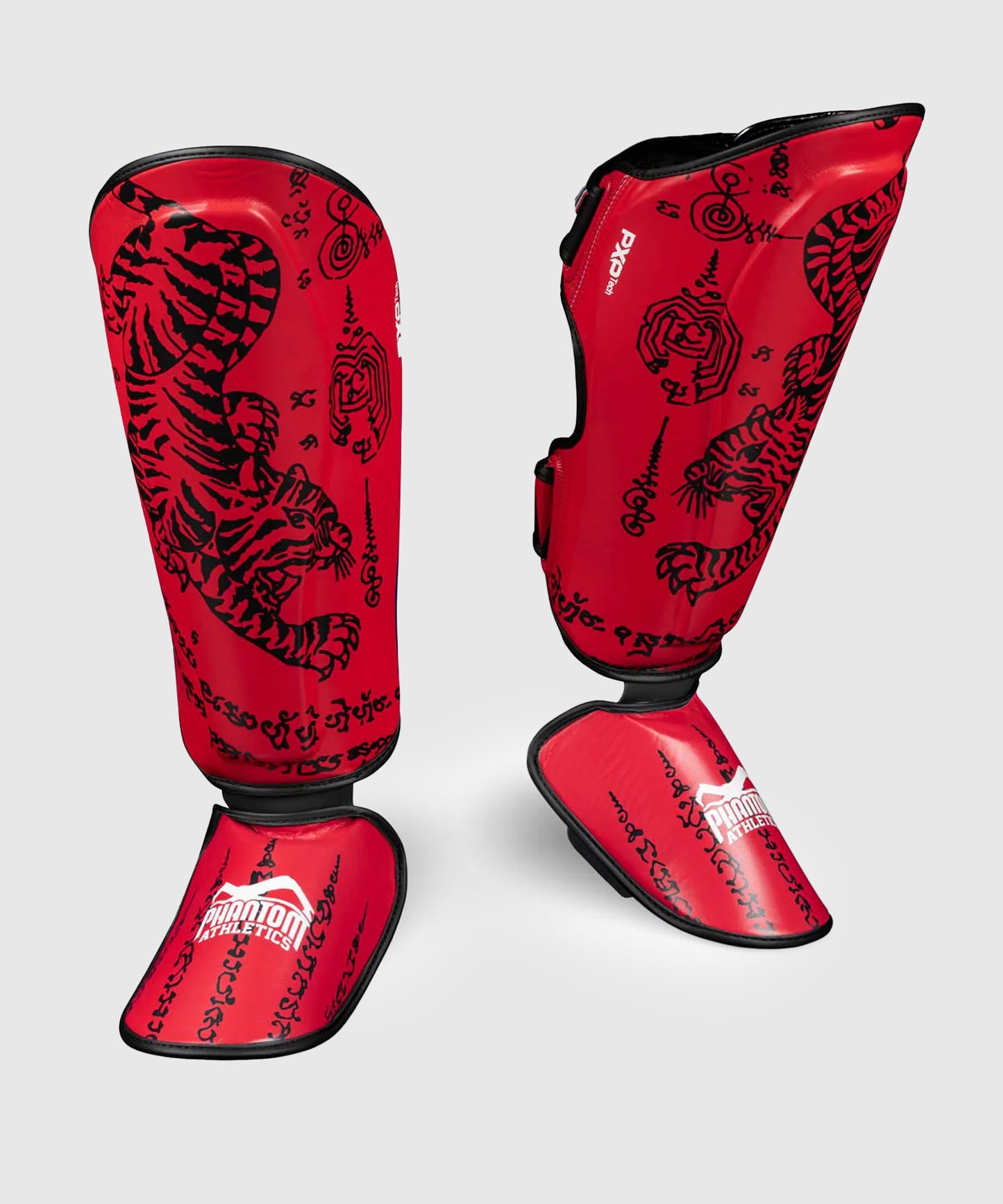 Phantom Athletics Muay Thai Espinilleras - Rojo