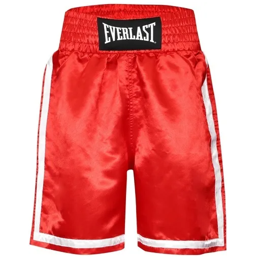 Everlast Compétition Boxshorts - Rot/Weiß