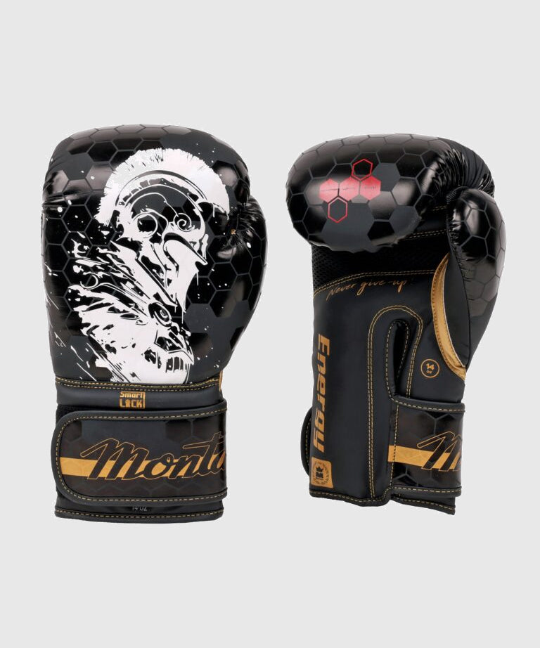 Montana Energy Spartiate Boxhandschuhe - Schwarz