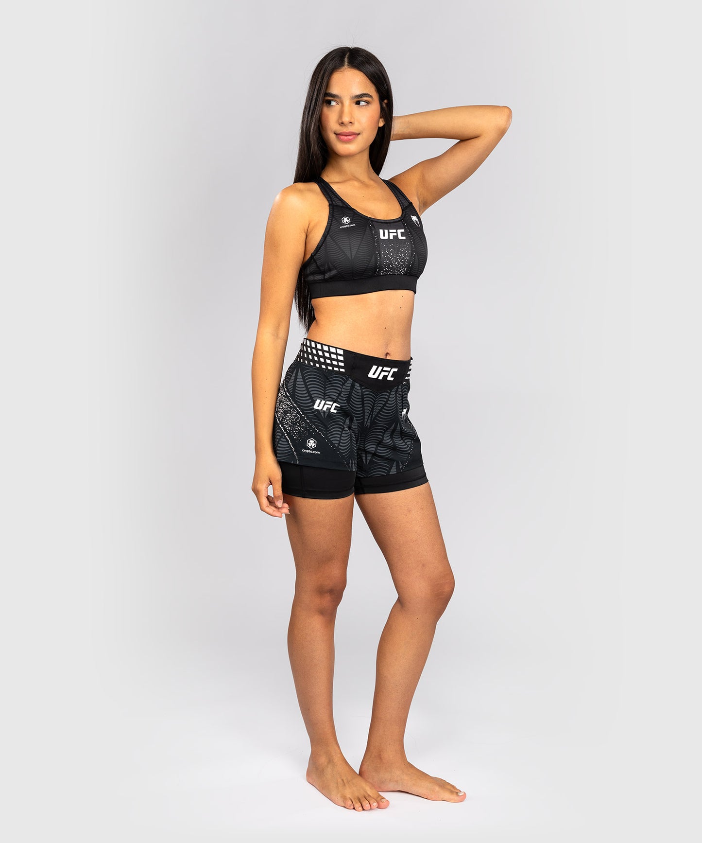 Short de combat coupe courte Femme UFC Zenith by Venum Authentic Fight Night - Noir