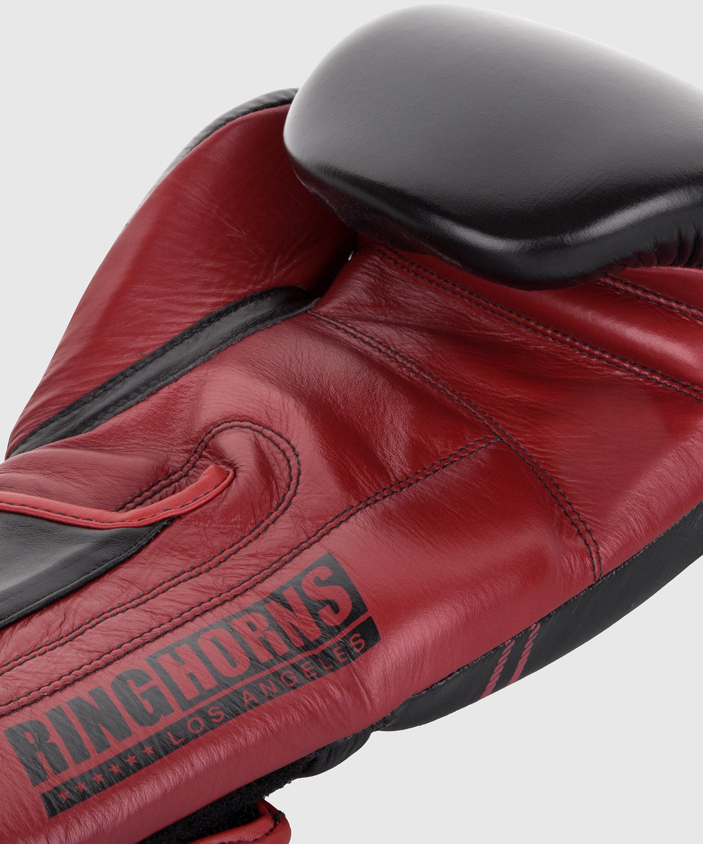 Gants de boxe Ringhorns Destroyer - Cuir - Noir/Rouge