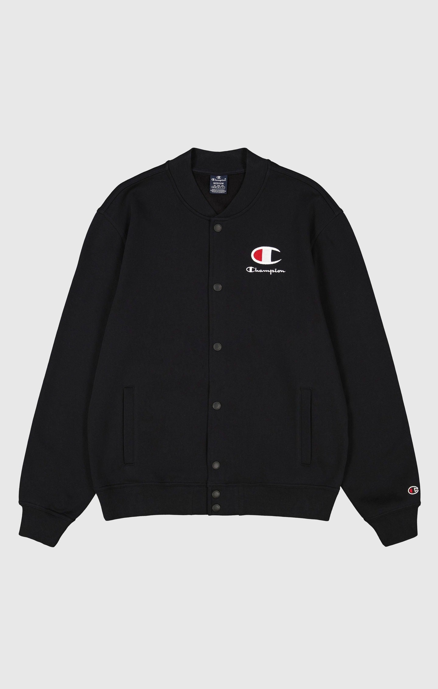 Champion Esprit Bomber Chaqueta en Molleton – Negro