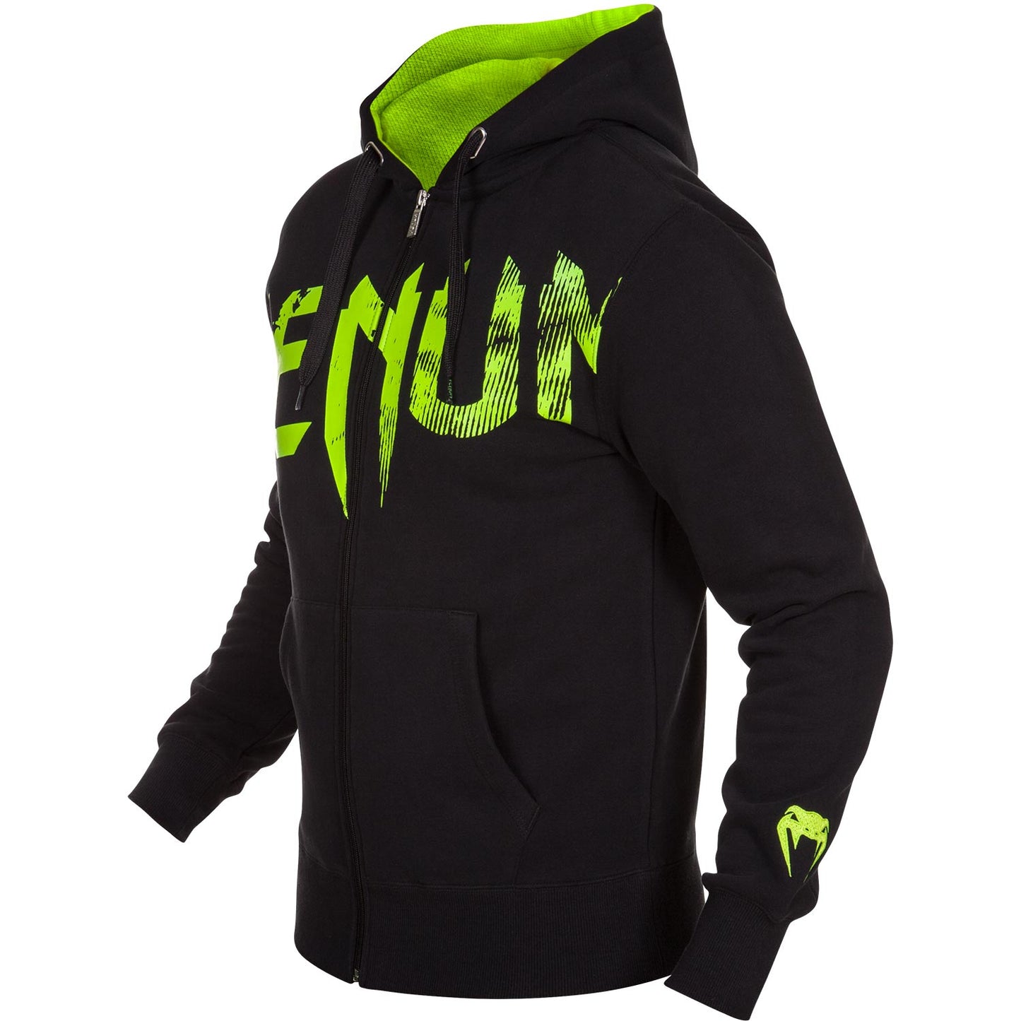 Sweatshirt Venum Undisputed - Noir/Jaune Fluo