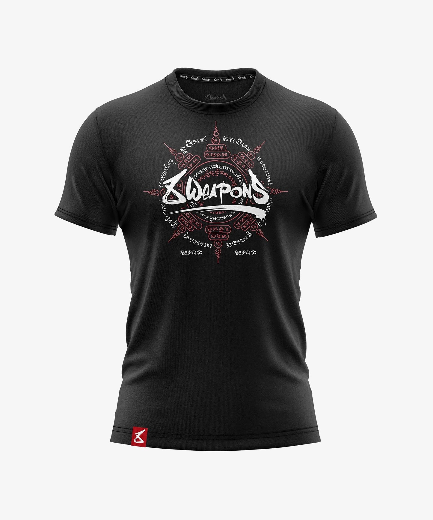 T-Shirt 8 Weapons 8 Ways Yant 2.0 - Noir/Rouge