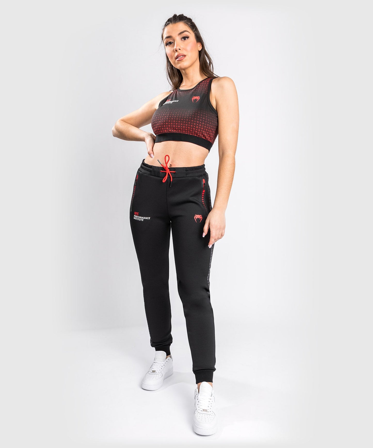 Venum Performance Institute UFC Jogginghose - Damen - Schwarz/Rot