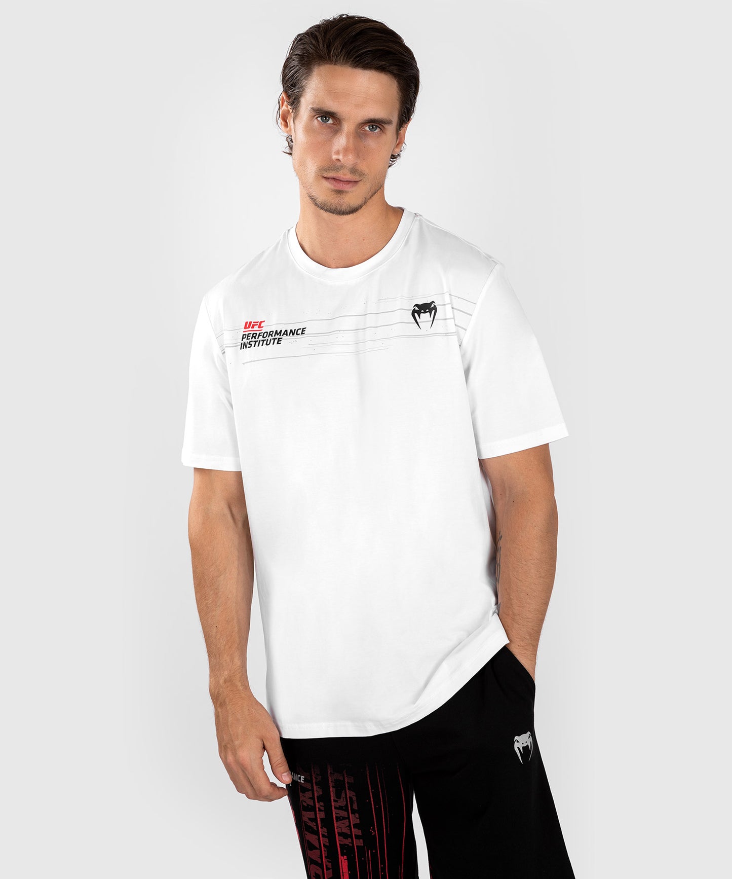 T-Shirt Homme UFC Venum Performance Institute 2.0 - Blanc