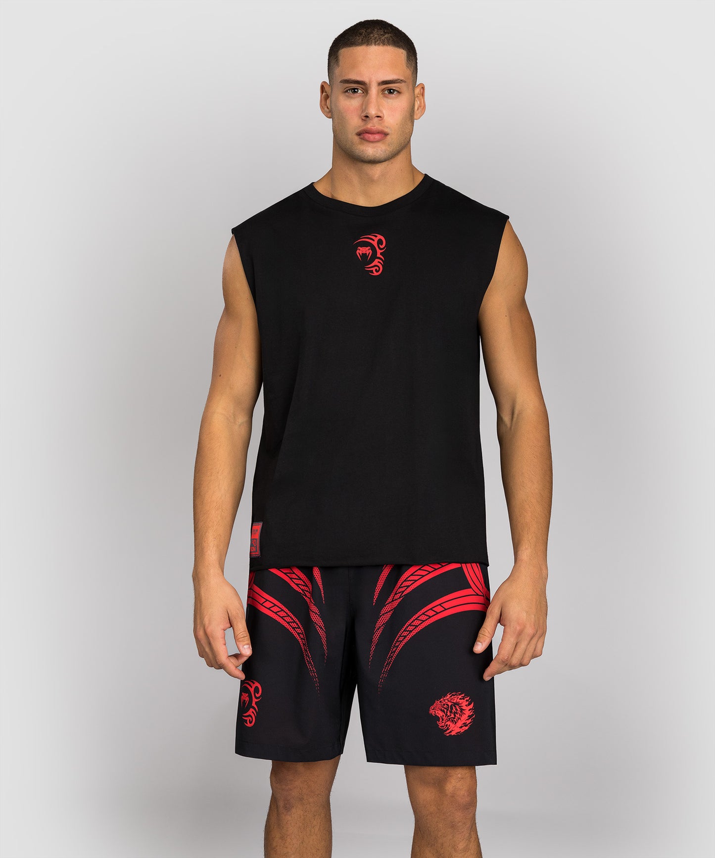 Venum x Mike Tyson Tiger Sleeveless T-Shirt - Deep Black