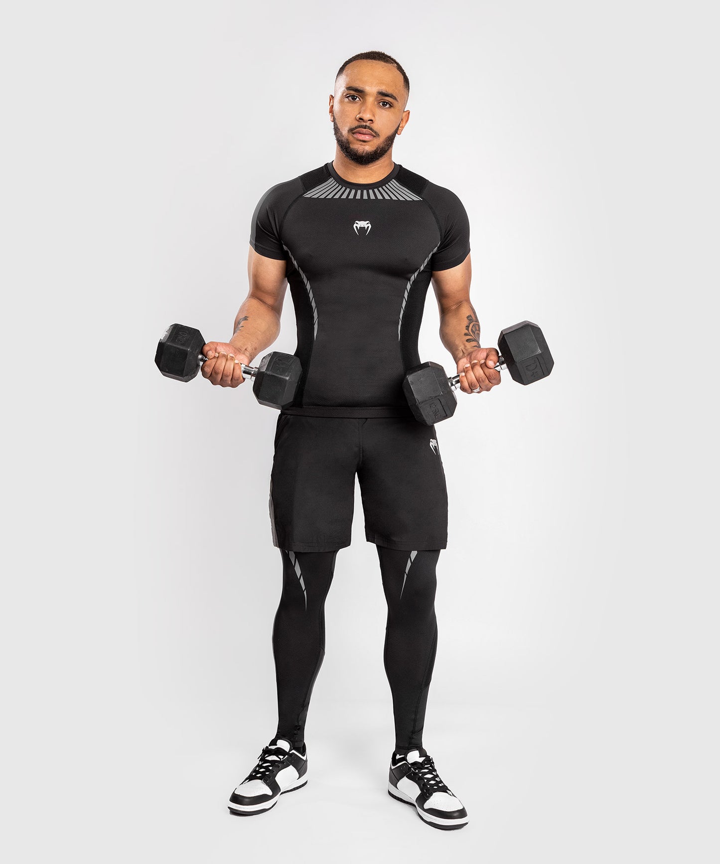 Venum Jaws 2.0 Rashguard - Kurzarm - Schwarz