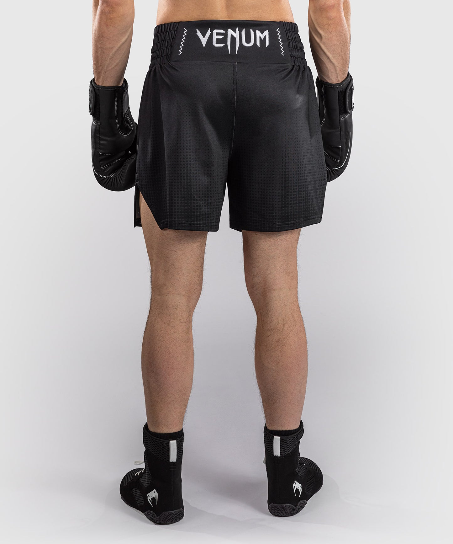 Venum Stealth Pantaloncini da Boxe – Nero/Bianco
