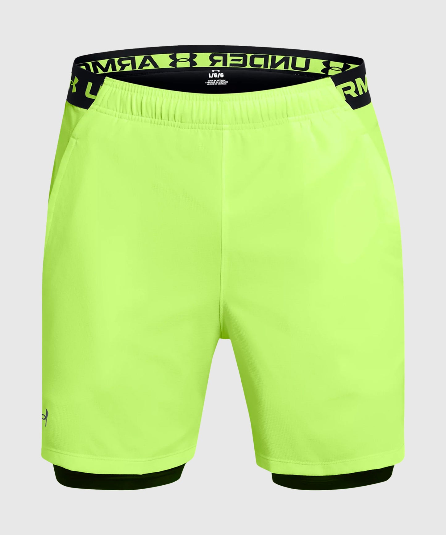 Under Armour 2-En-1 Ua Vanish Woven Pantaloncini – Giallo Fluo