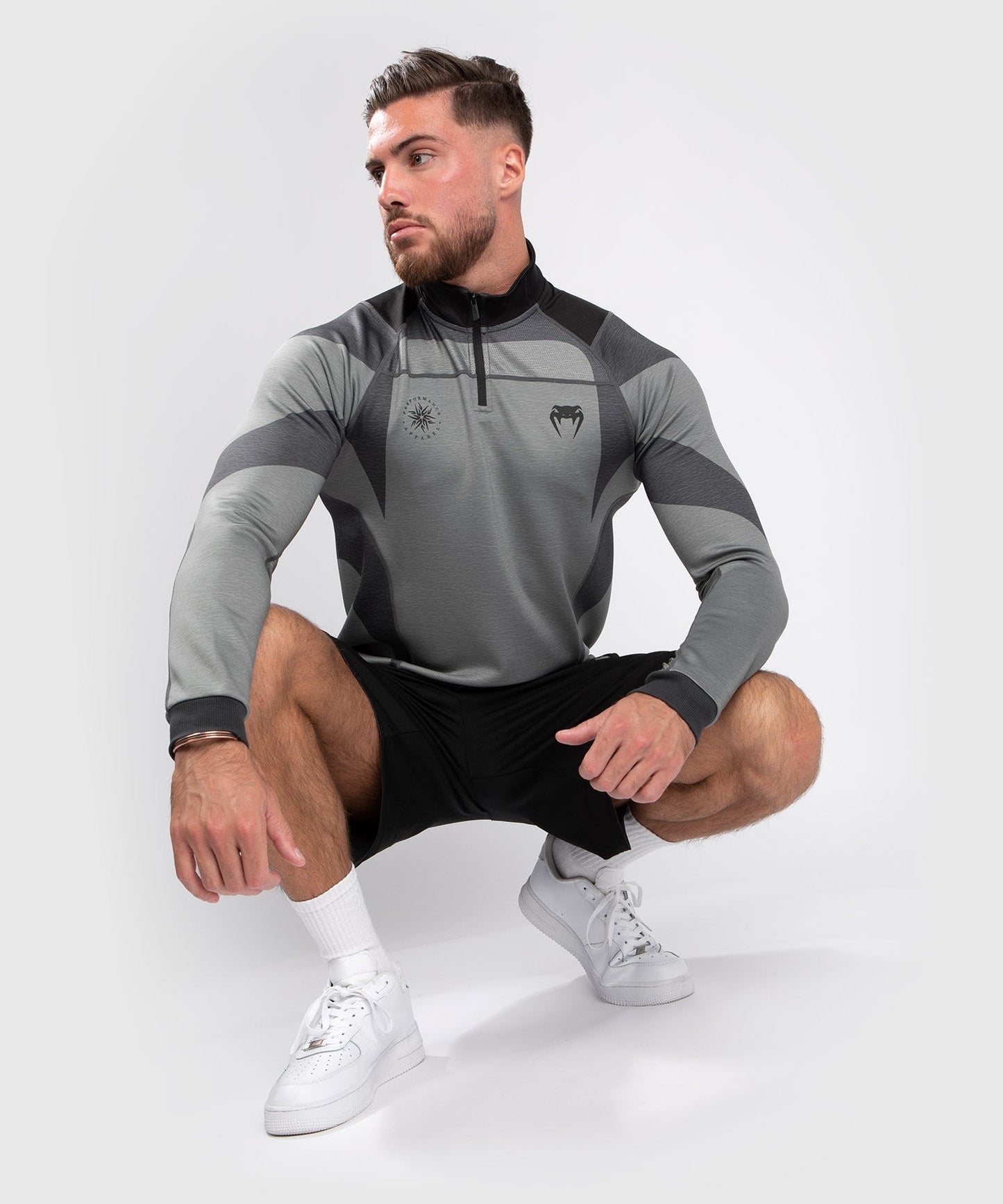 Venum Stone Dry Tech T-Shirt - Langarm - Mineralgrün