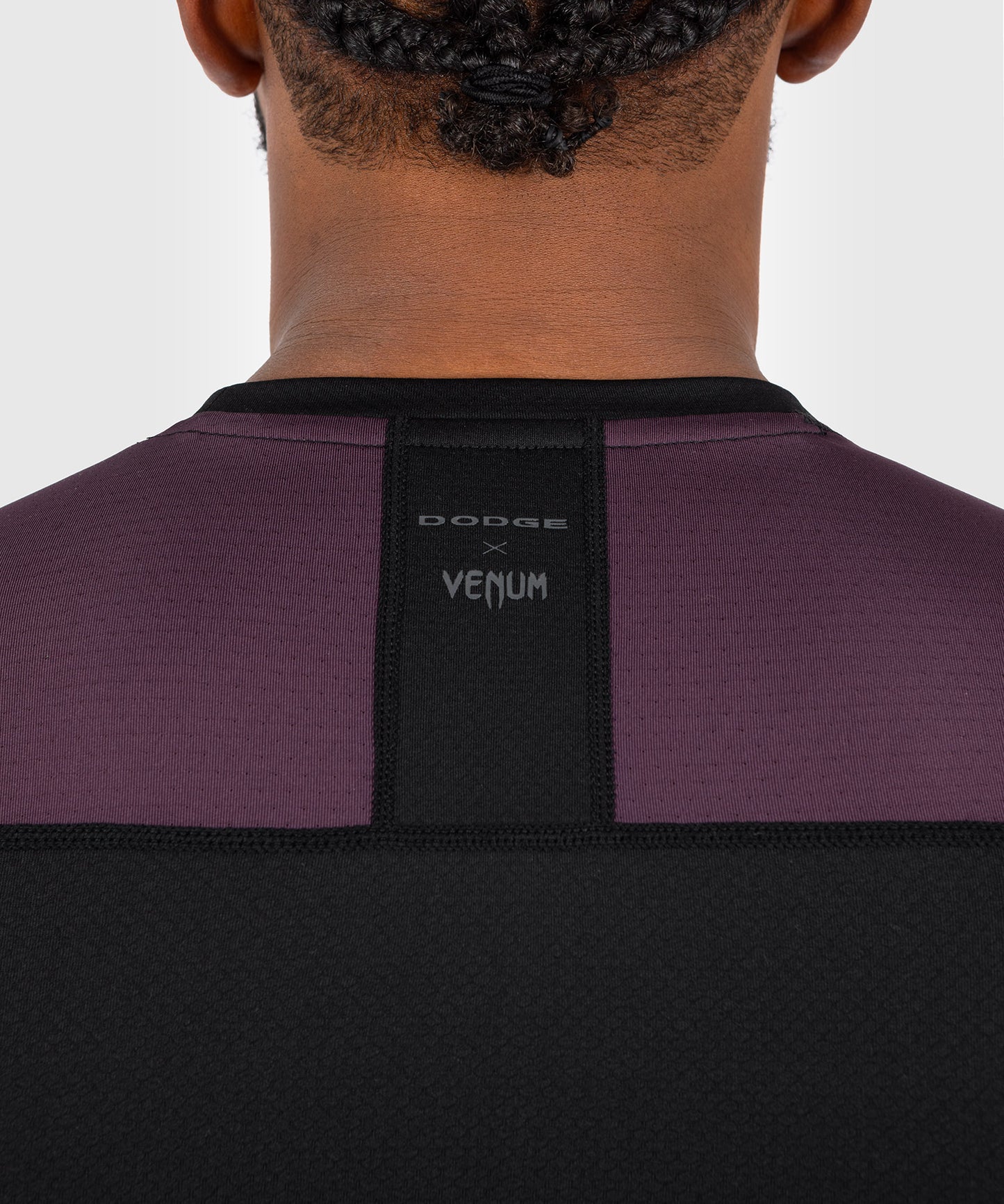 Venum x Dodge Banshee Hombres de manga corta Rashguard - Negro