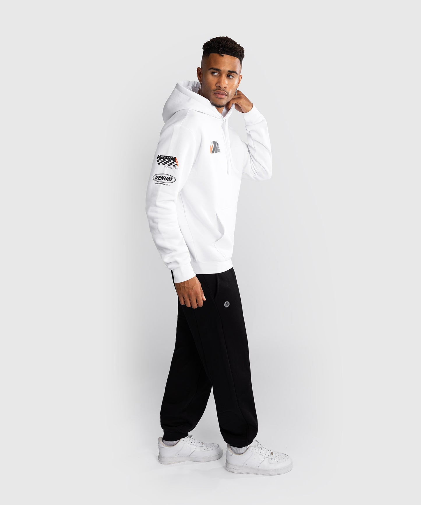 Sweatshirt à Capuche Venum Motorsport - Blanc Neige